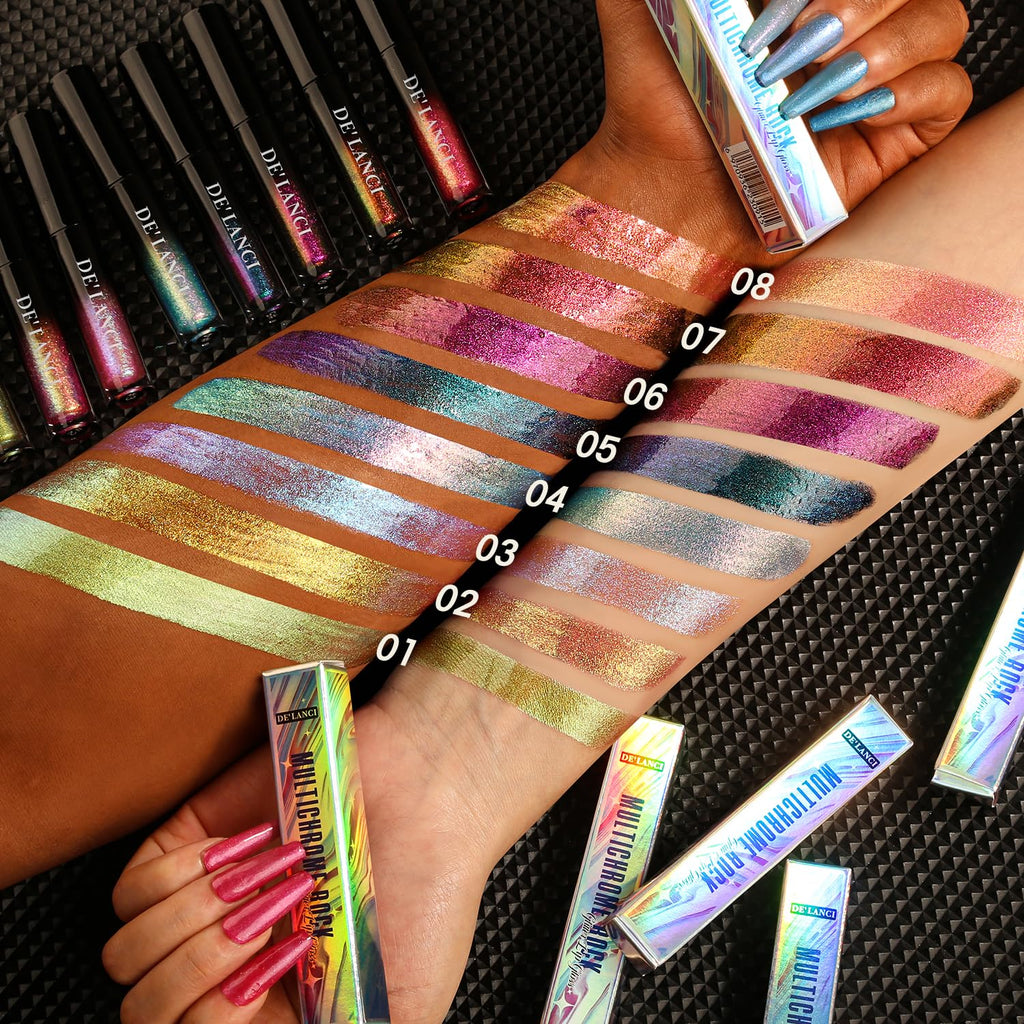 oygcee Chameleon Lip Gloss – Blue-Green Duochrome Shine, Hydrating, Long-Lasting