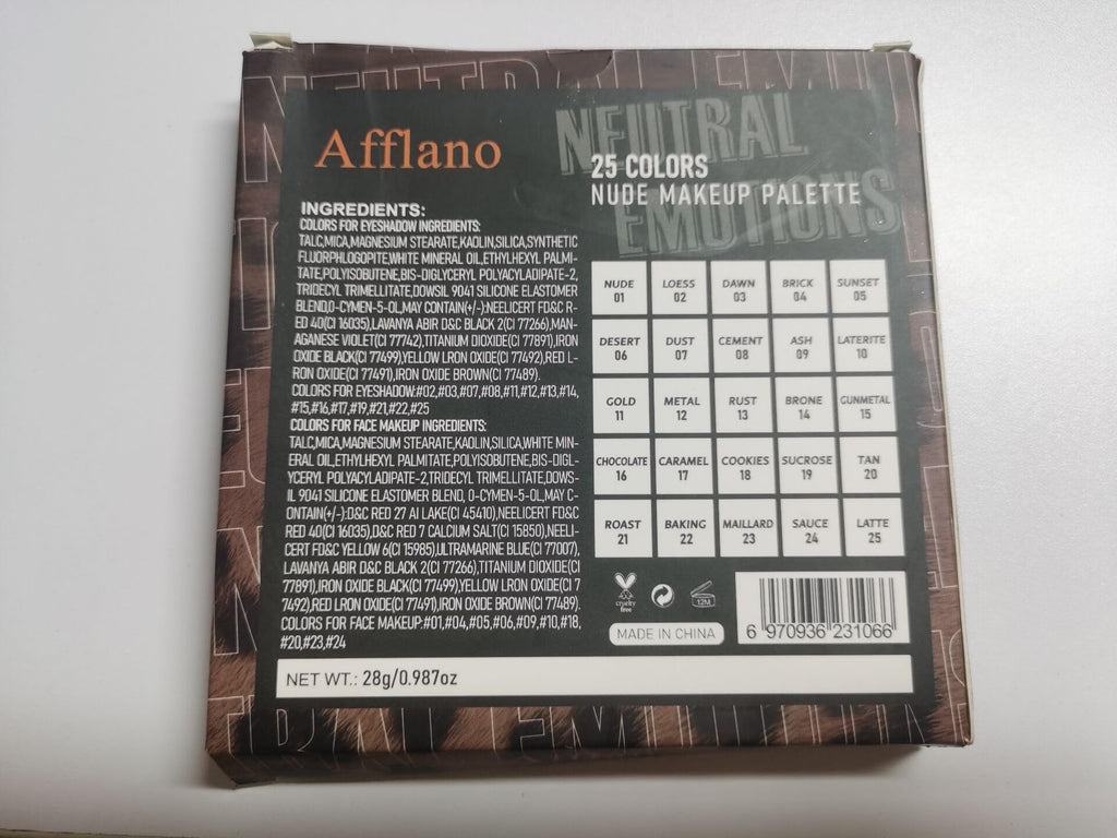 oygcee Nude Neutral Eyeshadow Palette – 25 Warm Shades, Long-Wear