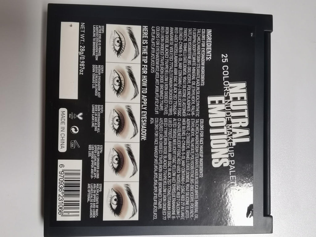 oygcee Nude Neutral Eyeshadow Palette – 25 Warm Shades, Long-Wear