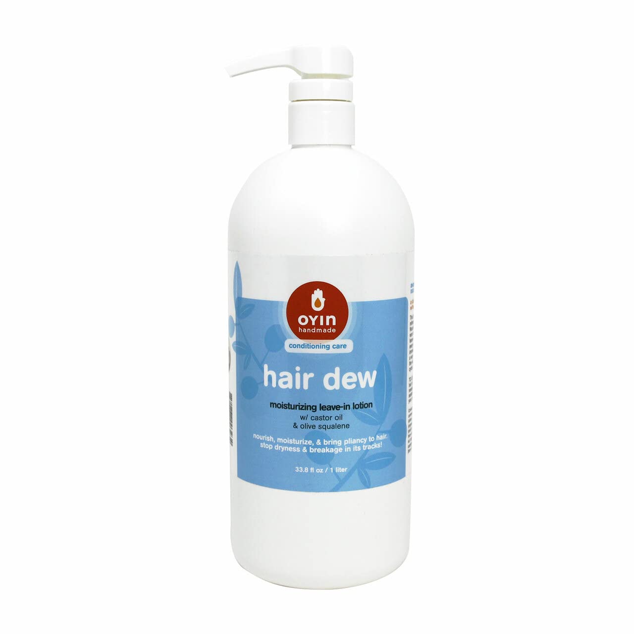 Oyin Handmade Hair Dew - Daily Quenching Hair Lotion with Pump (33 oz)