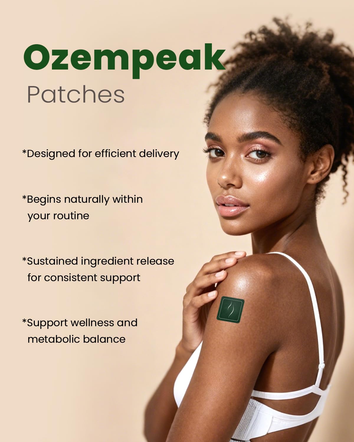 Ozempeak Berberine Patches – 2-Month Supply, Easy Daily Wear, Skin-Friendly Discs