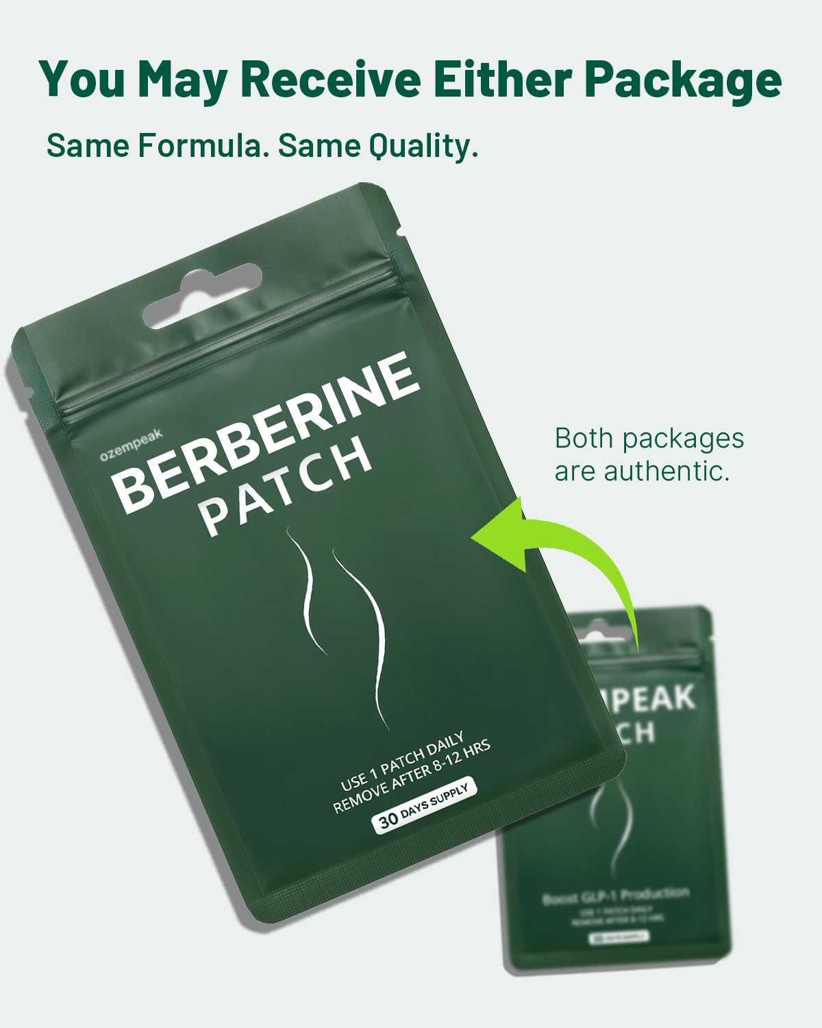 Ozempeak Berberine Patches – 2-Month Supply, Easy Daily Wear, Skin-Friendly Discs