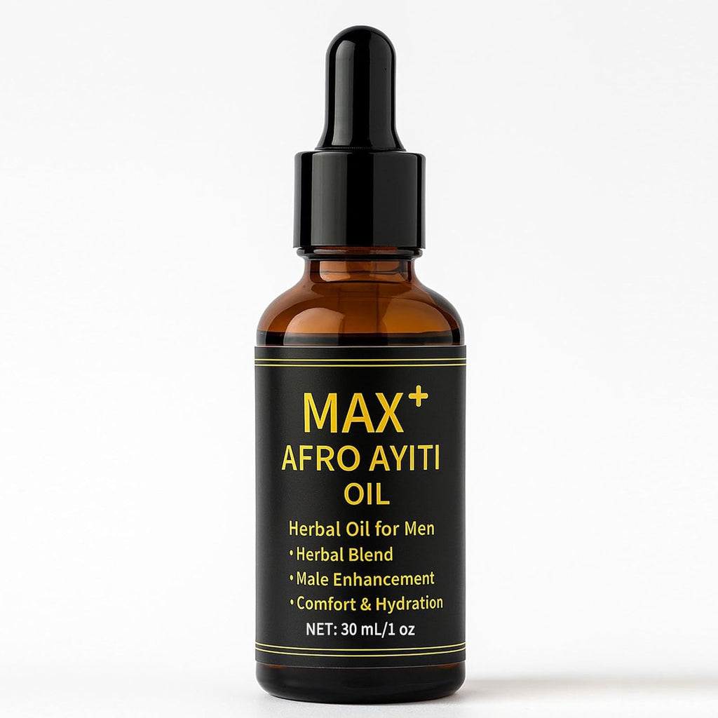 OZZKSO Max+ Afro Ayiti Oil – Natural Herbal Massage Oil, 30ML