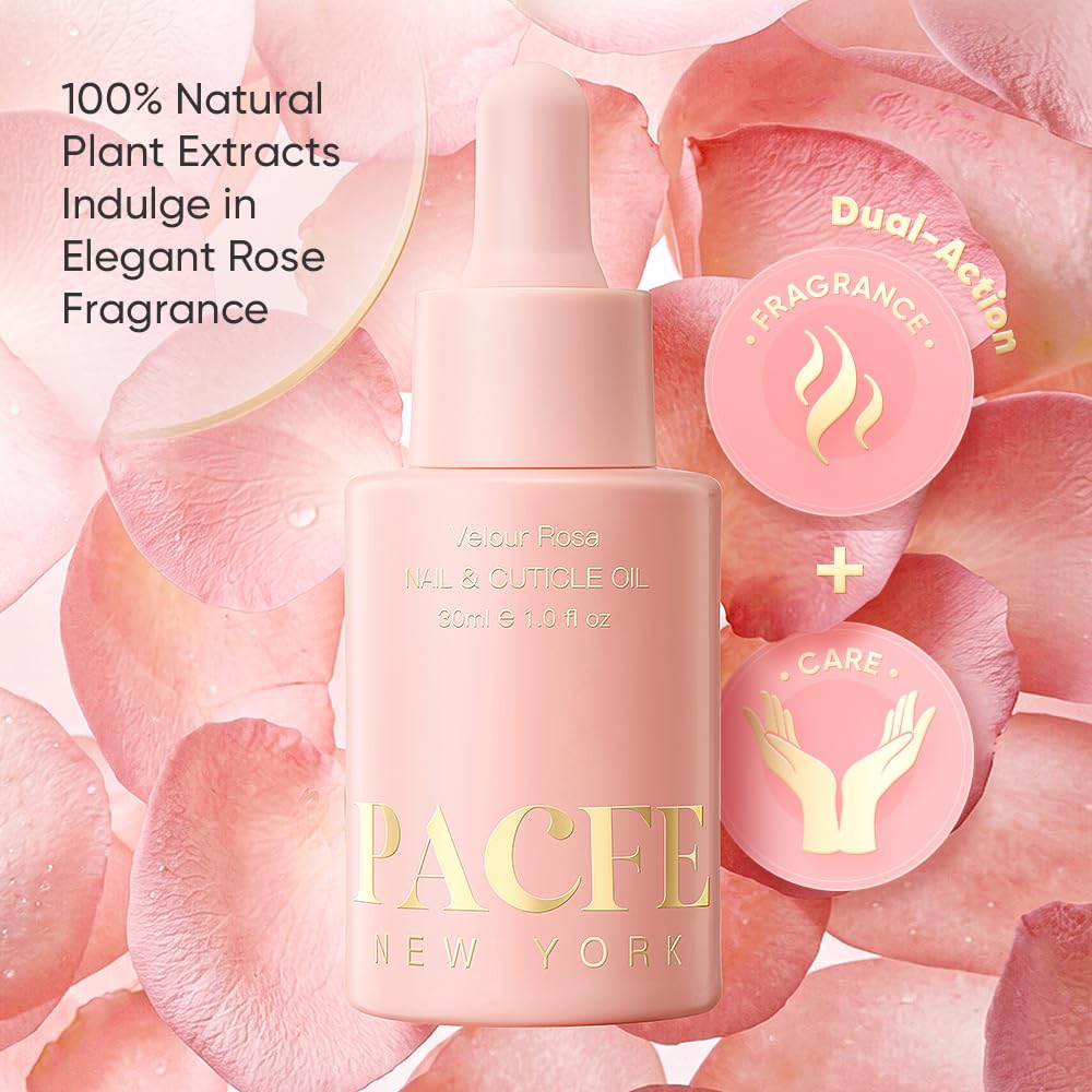 Pacfe Cuticle Oil for Dry Cuticles - Hydrating Nail & Cuticle Care