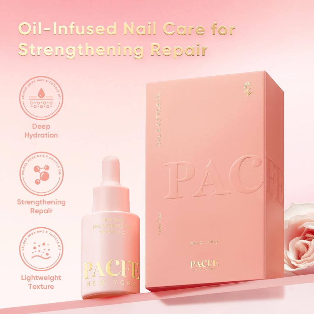Pacfe Cuticle Oil for Dry Cuticles - Hydrating Nail & Cuticle Care