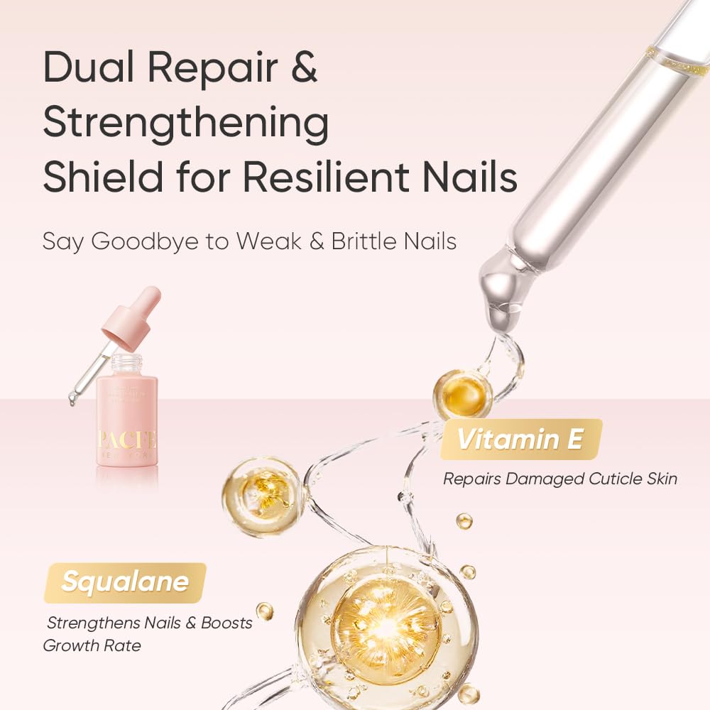 Pacfe Cuticle Oil for Dry Cuticles - Hydrating Nail & Cuticle Care