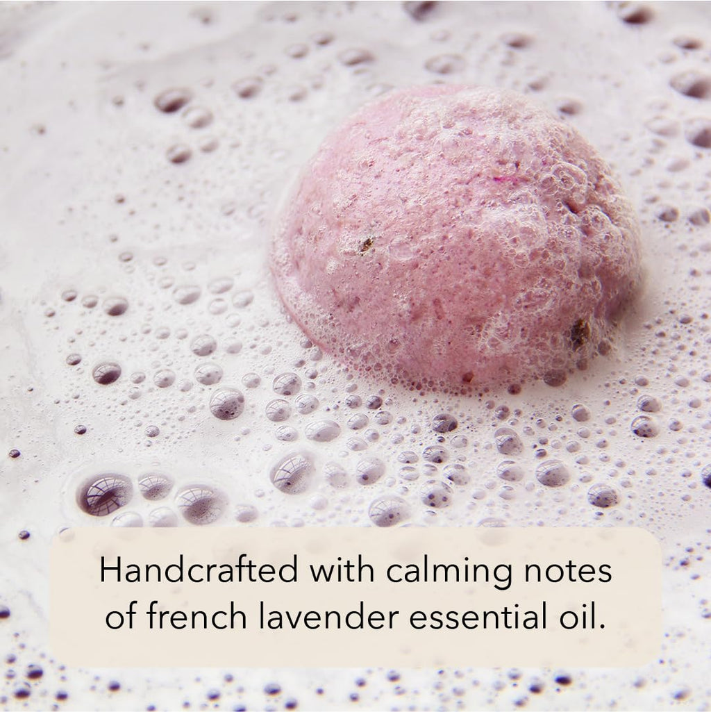 Pacha Soap Co. BFF 4-Ever Bath Bomb Cards – French Lavender, Heart-Shaped & Gift-Ready (USA-Made) 3-Pack