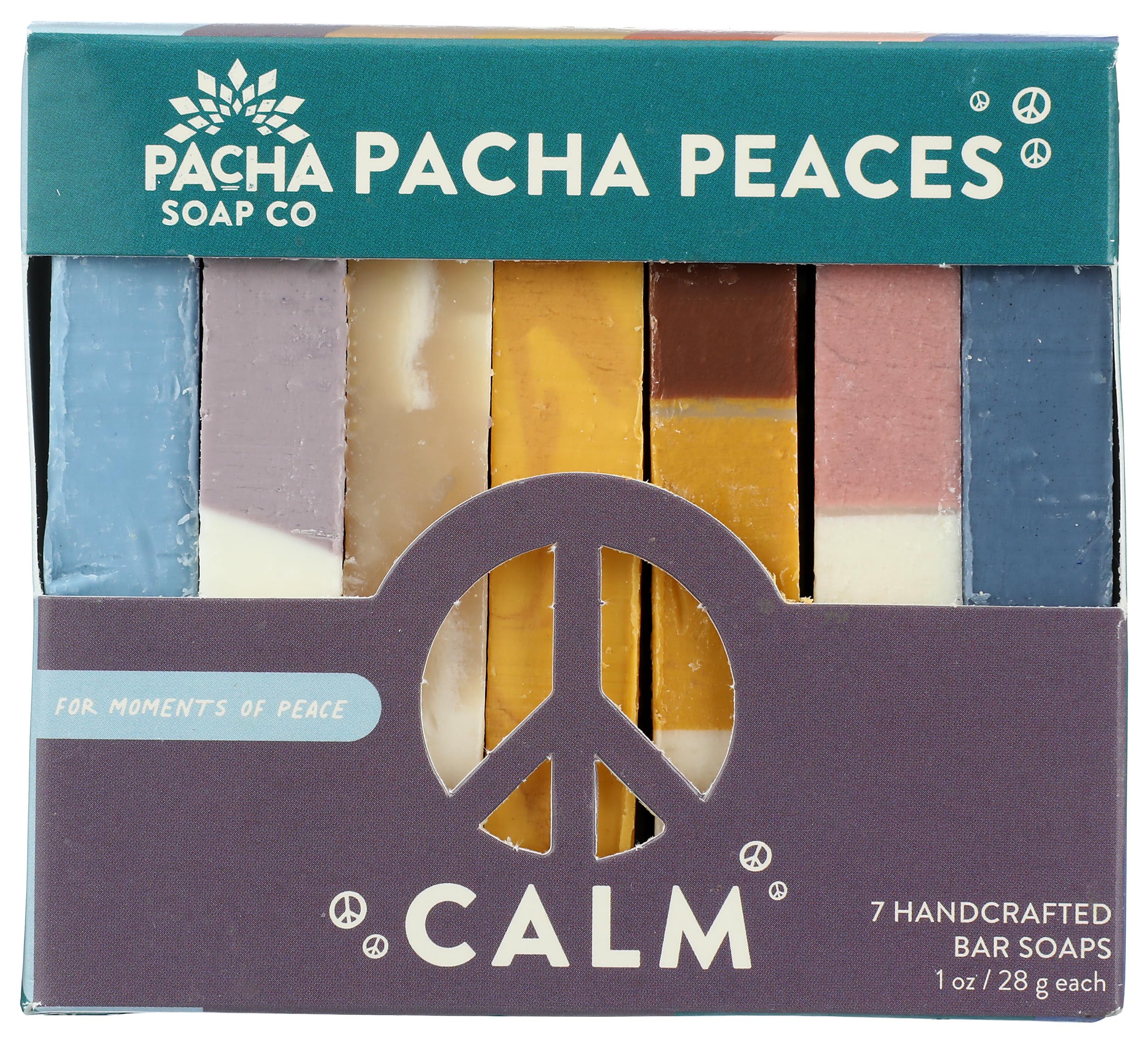Pacha Soap Co Calm Peaces Bar Soap, 7 Oz – Calming Cleanse