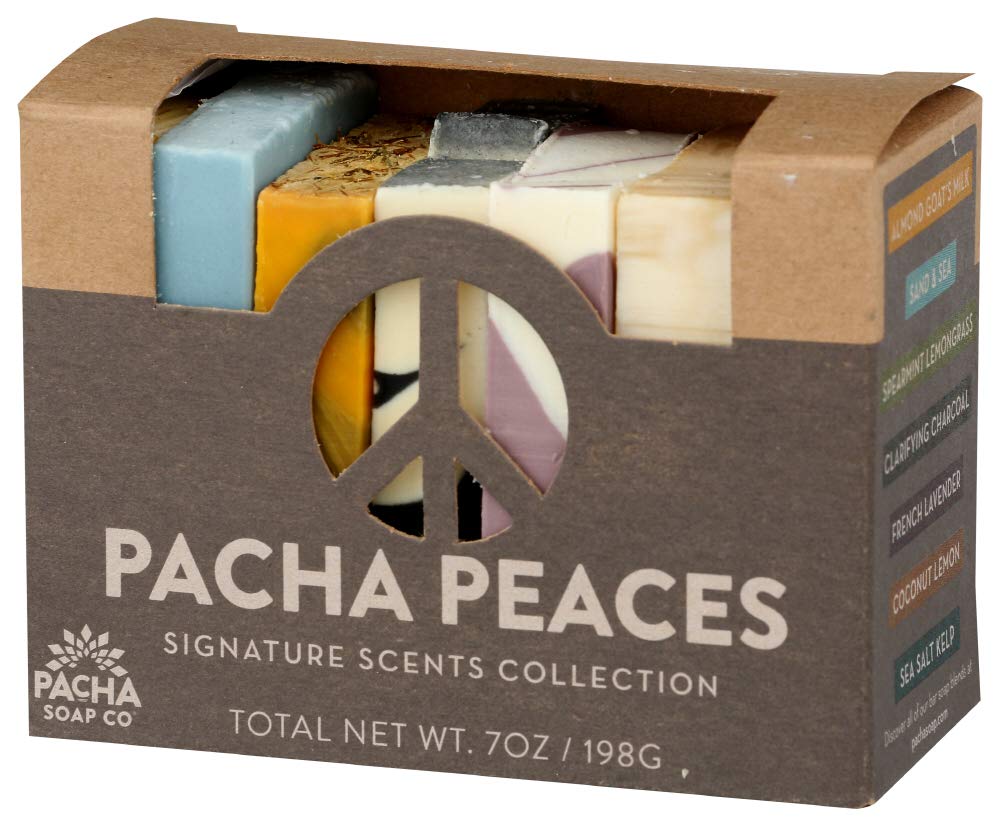Pacha Soap Co Calm Peaces Bar Soap, 7 Oz – Calming Cleanse