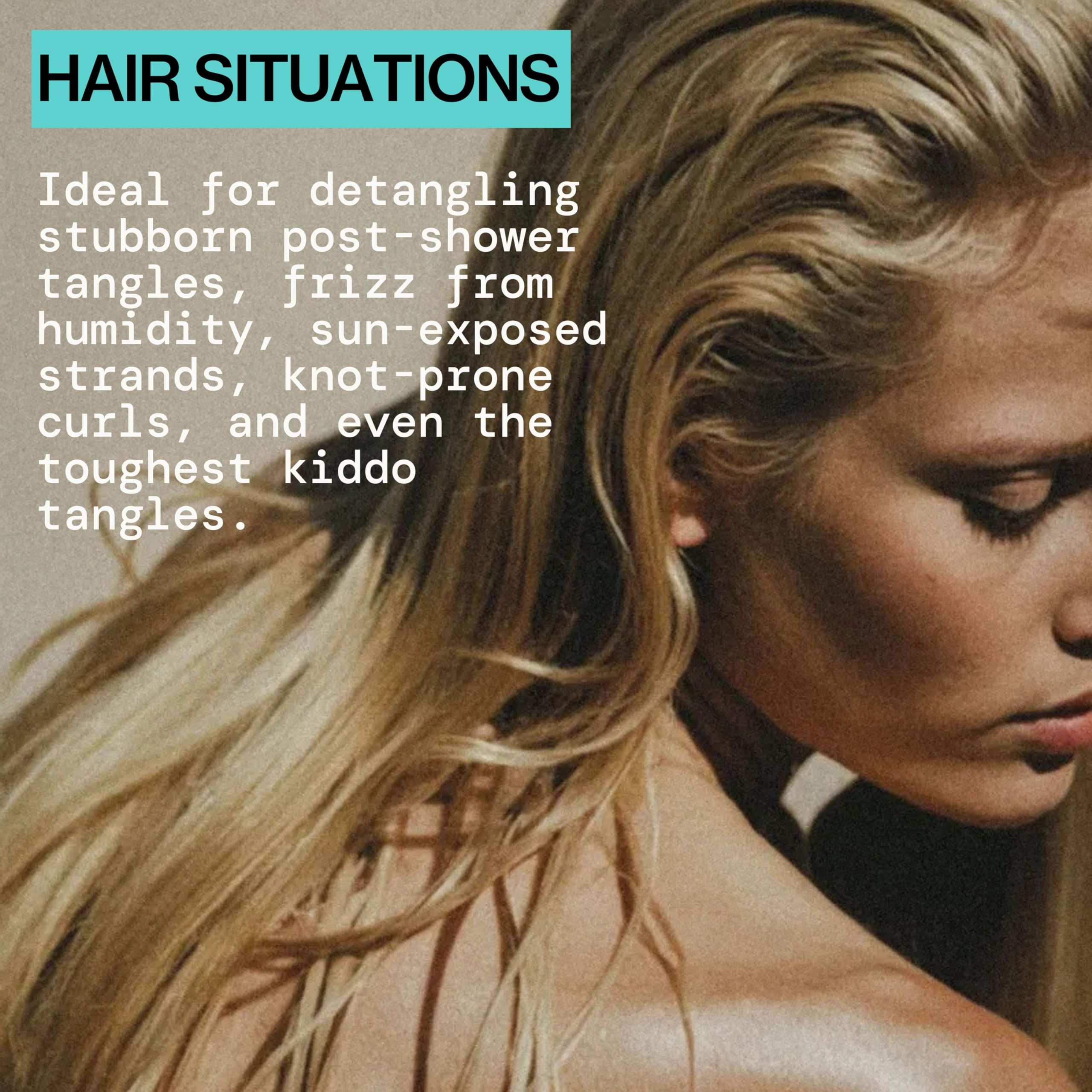 Pacifica Coconut Milk Hair Detangler Spray – Lightweight Leave-In Conditioner