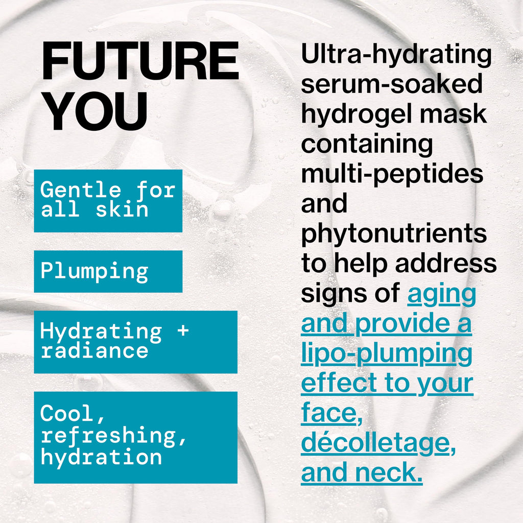 Pacifica Future Youth Time Shift Hydrogel Mask - 12-Pack | Multi-Peptide Hydration & Firming