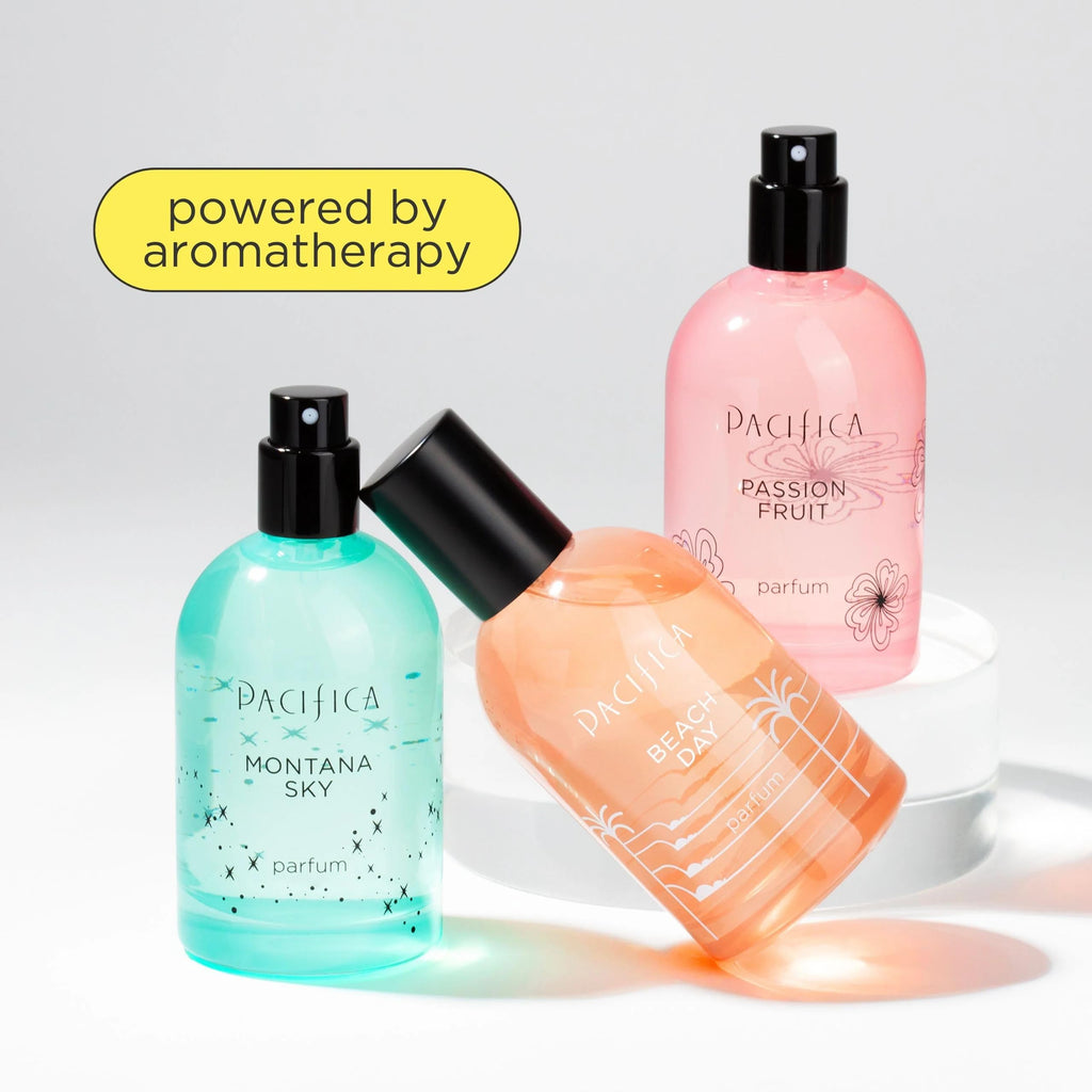 Pacifica Iconic Scents Gift Box – Montana Sky, Beach Day & Passionfruit