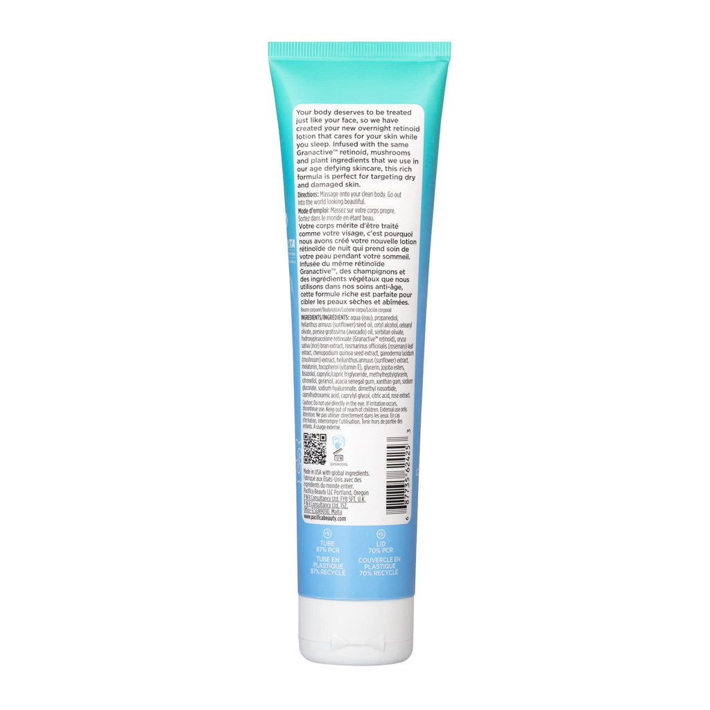 Pacifica Wake Up Beautiful Retinoid Body Lotion – Hydration, Elasticity & Gentle Overnight Renewal