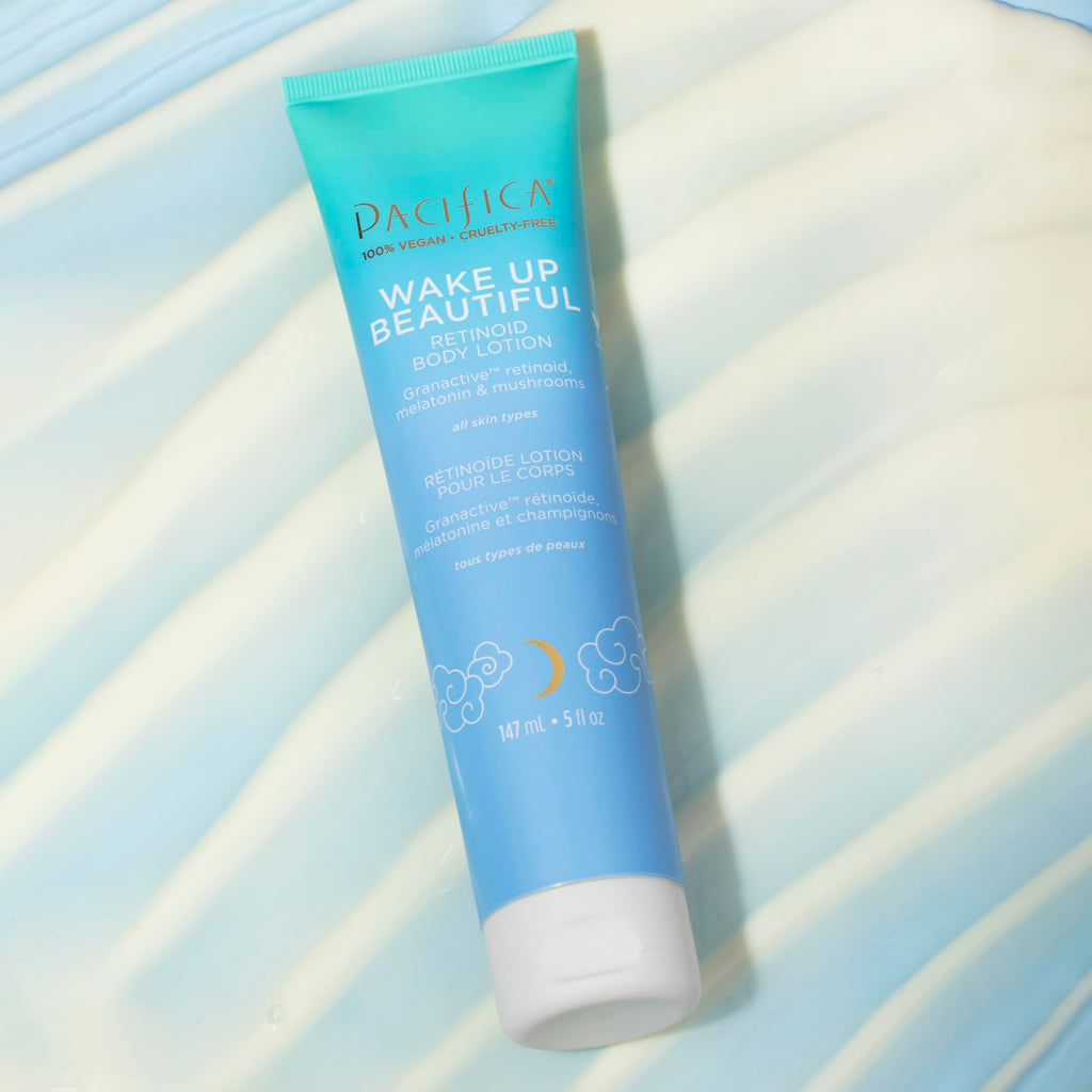 Pacifica Wake Up Beautiful Retinoid Body Lotion – Hydration, Elasticity & Gentle Overnight Renewal
