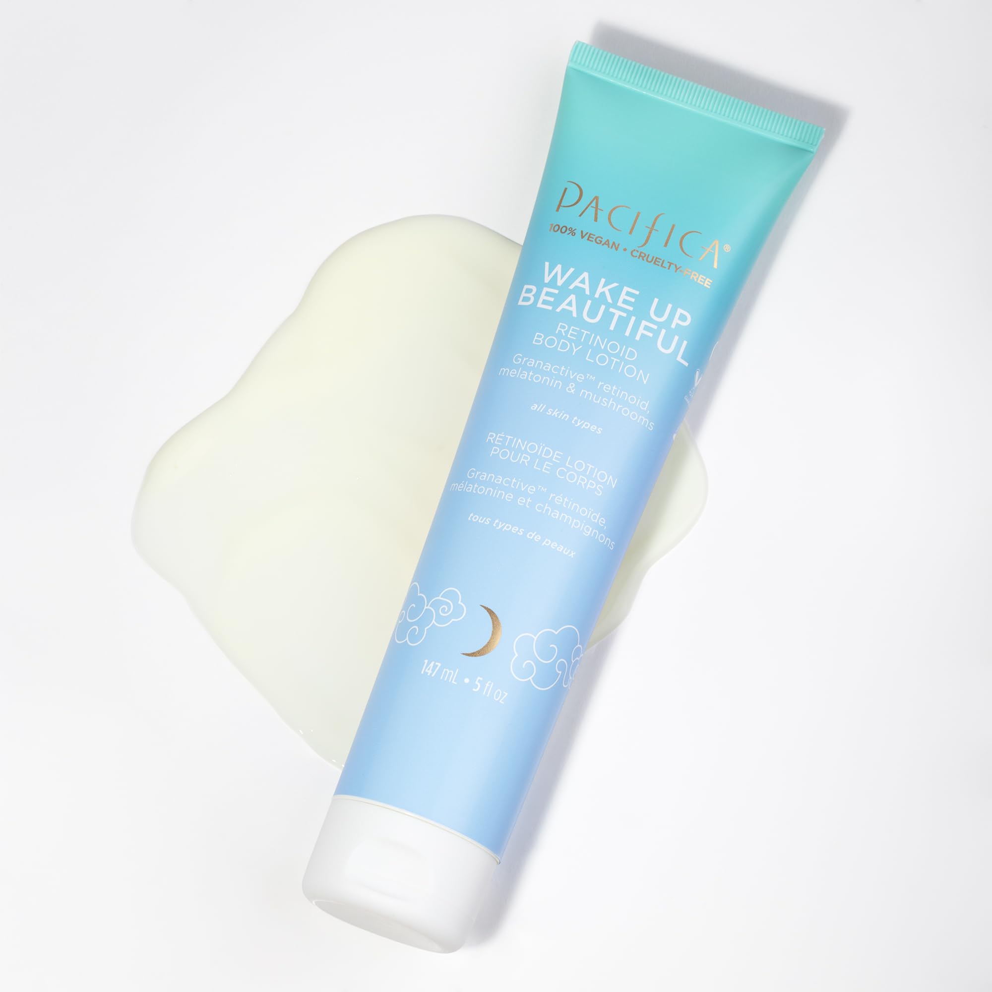 Pacifica Wake Up Beautiful Retinoid Body Lotion – Hydration, Elasticity & Gentle Overnight Renewal