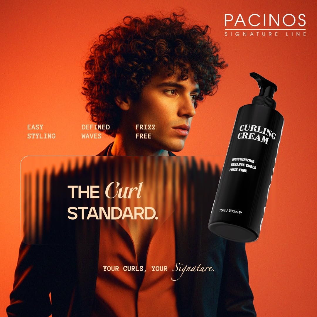 Pacinos Curling Cream - All Day Curl Definition with Gentle Formula