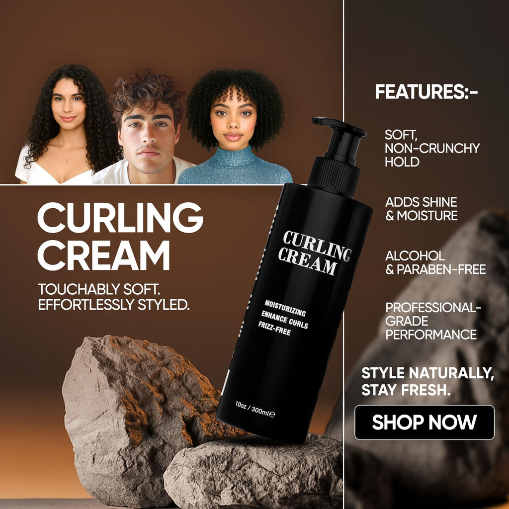 Pacinos Curling Cream - All Day Curl Definition with Gentle Formula