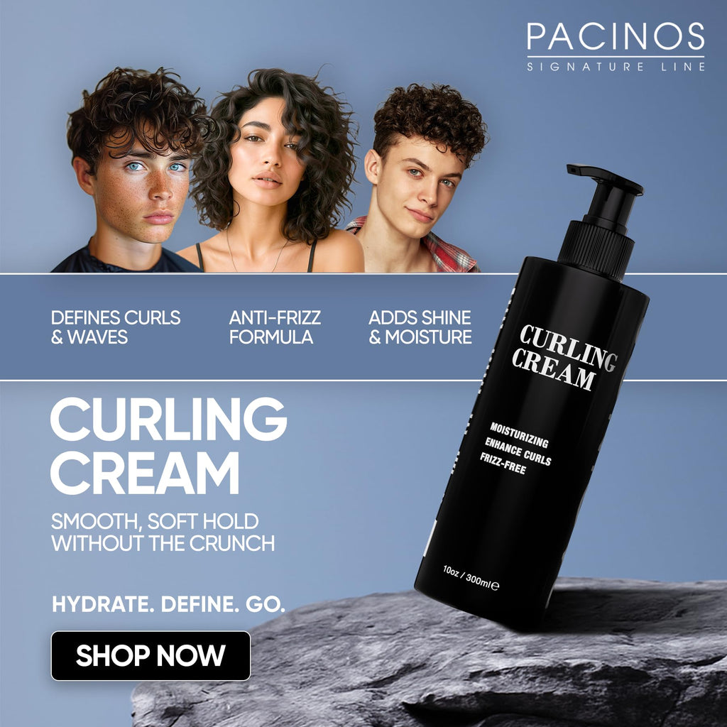 Pacinos Curling Cream - All Day Curl Definition with Gentle Formula