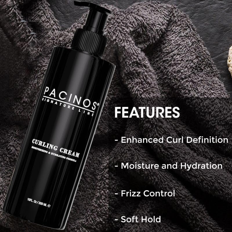 Pacinos Curling Cream - All Day Curl Definition with Gentle Formula