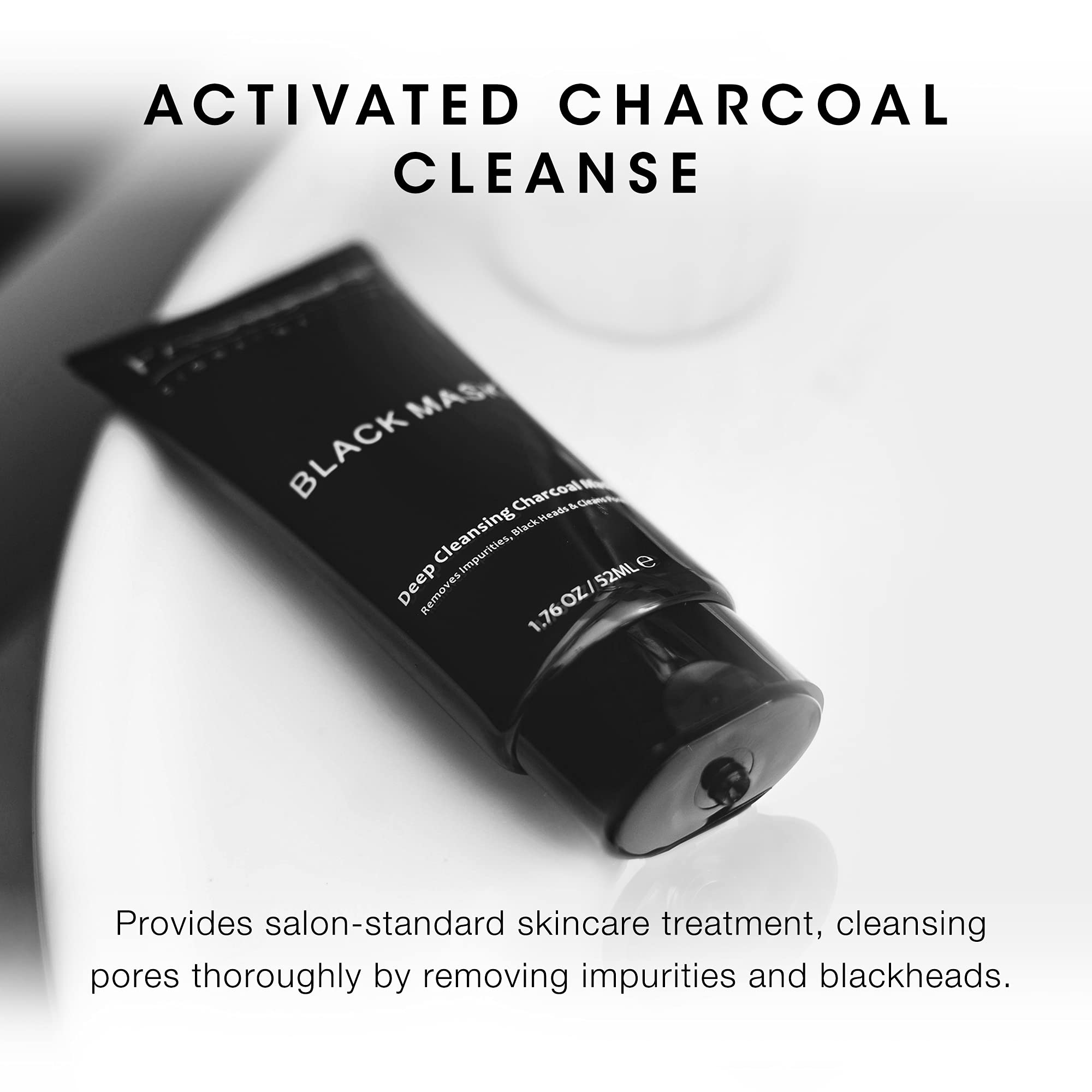 Pacinos Blackhead Remover Charcoal Peel-Off Mask – Deep Cleansing, 1.76 oz