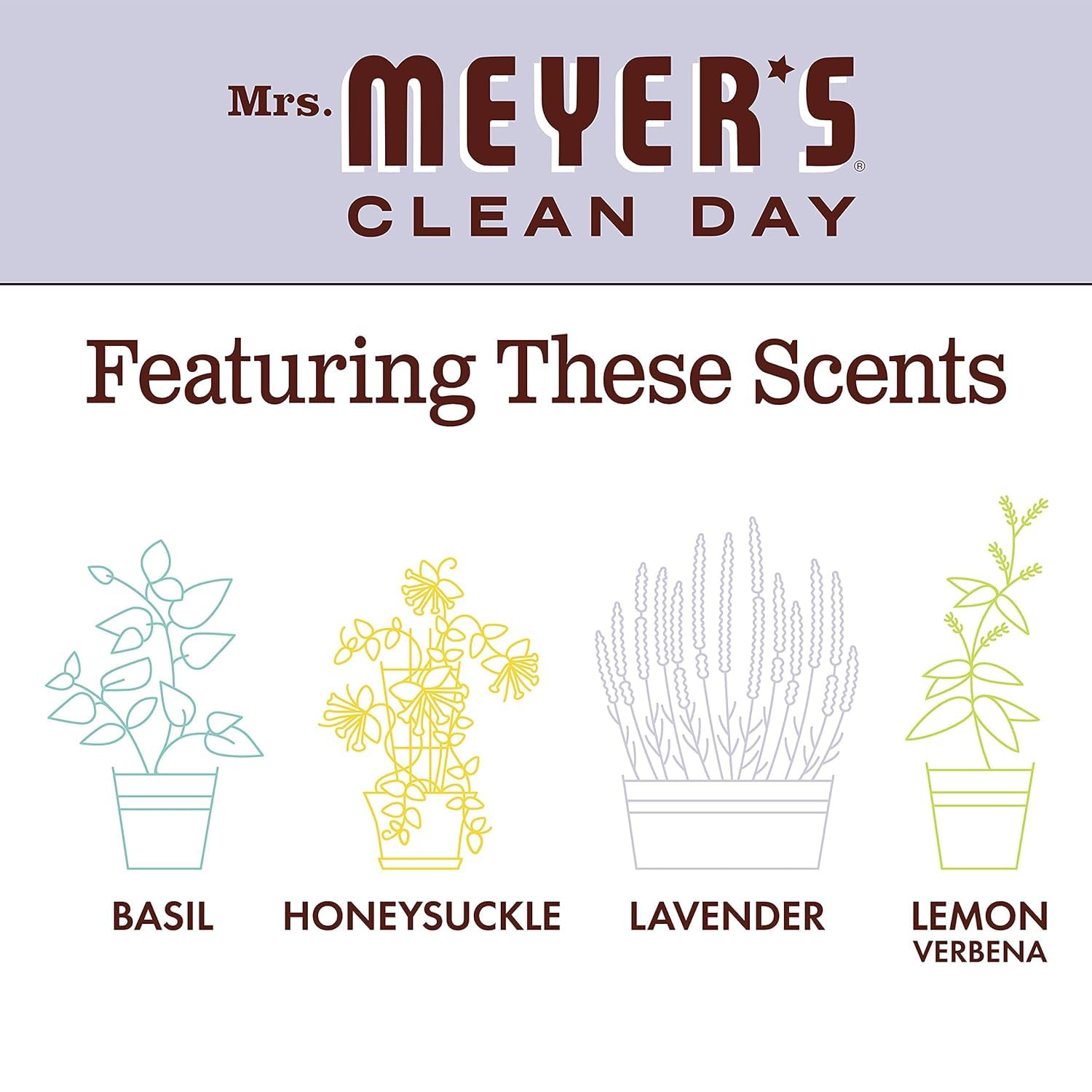 Mrs. Meyer's Lavender Hand Soap Refill, 33 oz (Pack of 3)