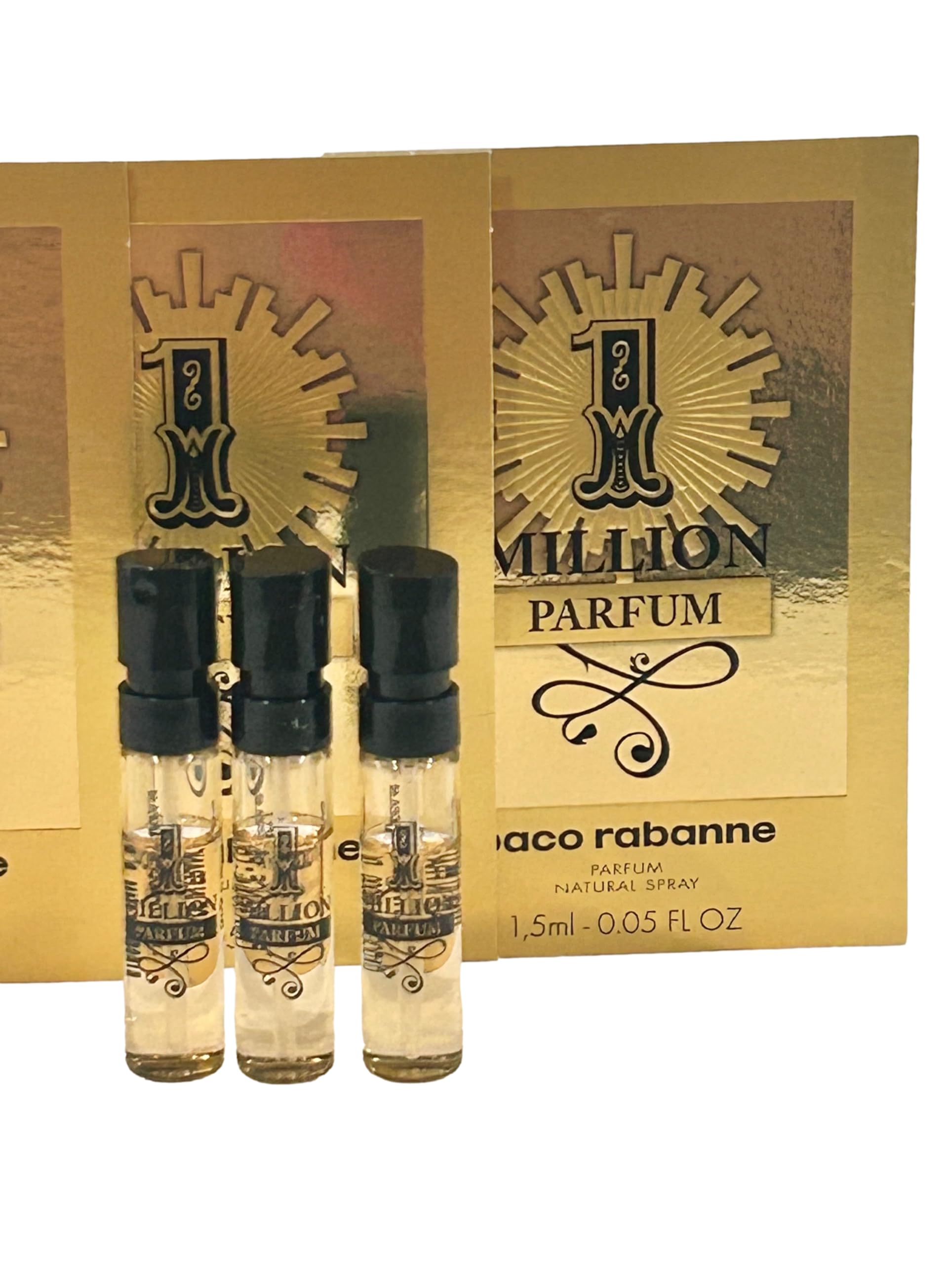 Paco Rabanne 1 Million Parfum Vial On Card – Portable Sample