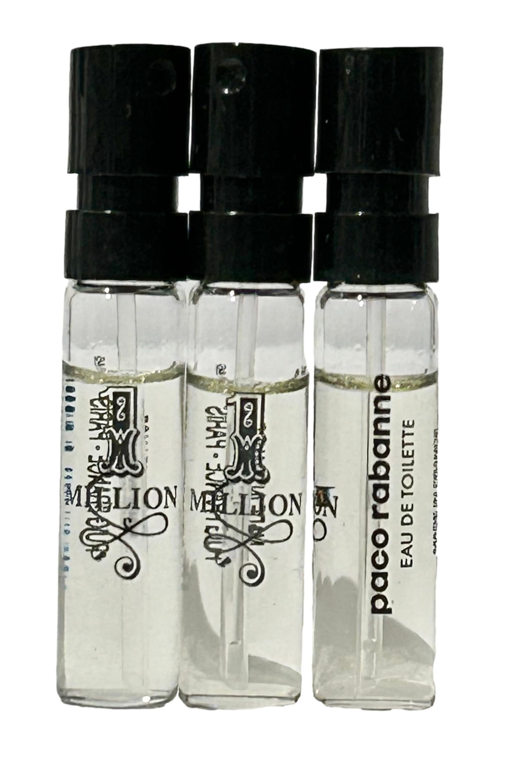 Paco Rabanne 1 Million EDT Travel Vial Set – 3 x 1.5 ml Mini Sprays