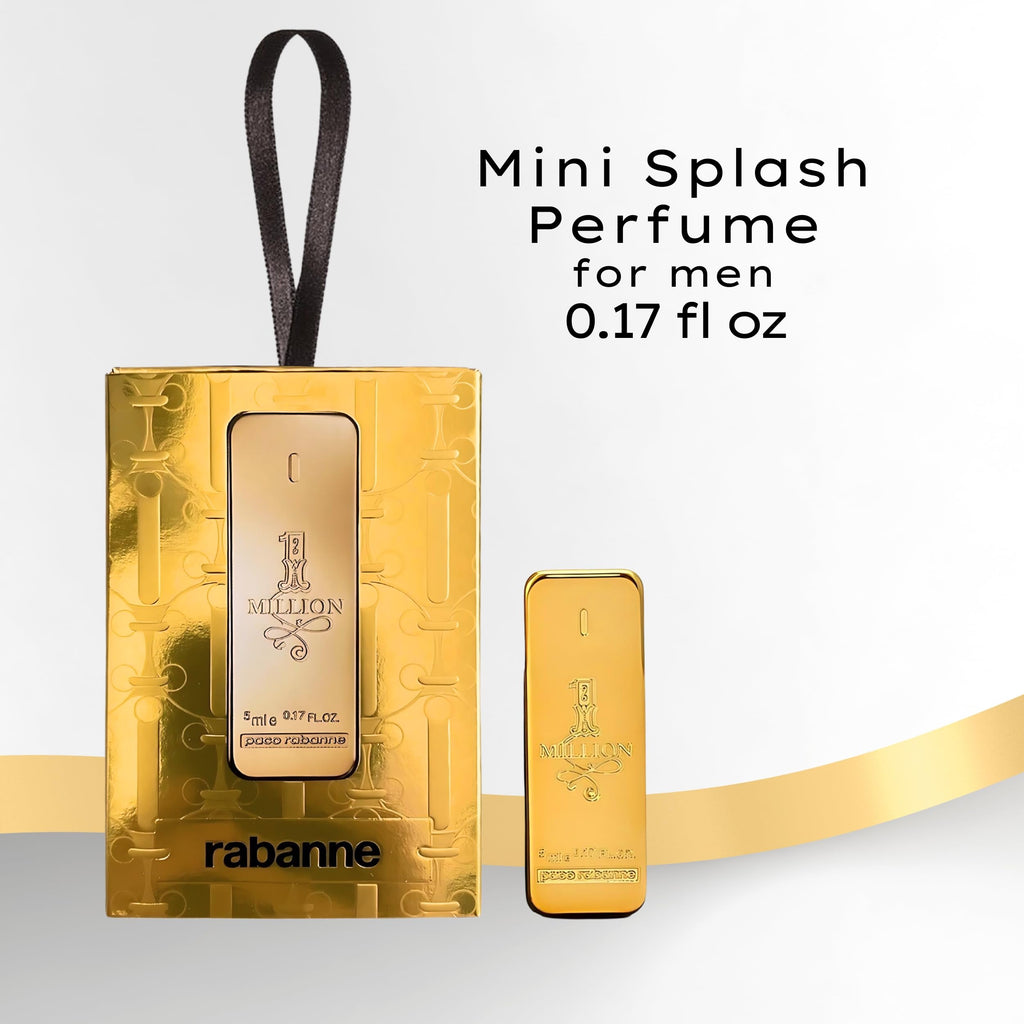 Paco Rabanne 1 Million Mini EDT Splash – 0.17 fl oz Travel Size