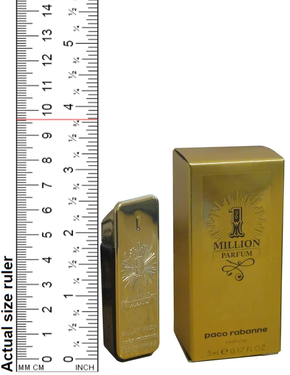 Paco Rabanne 1 Million Parfum Mini Splash 0.17 oz – Men’s Fragrance