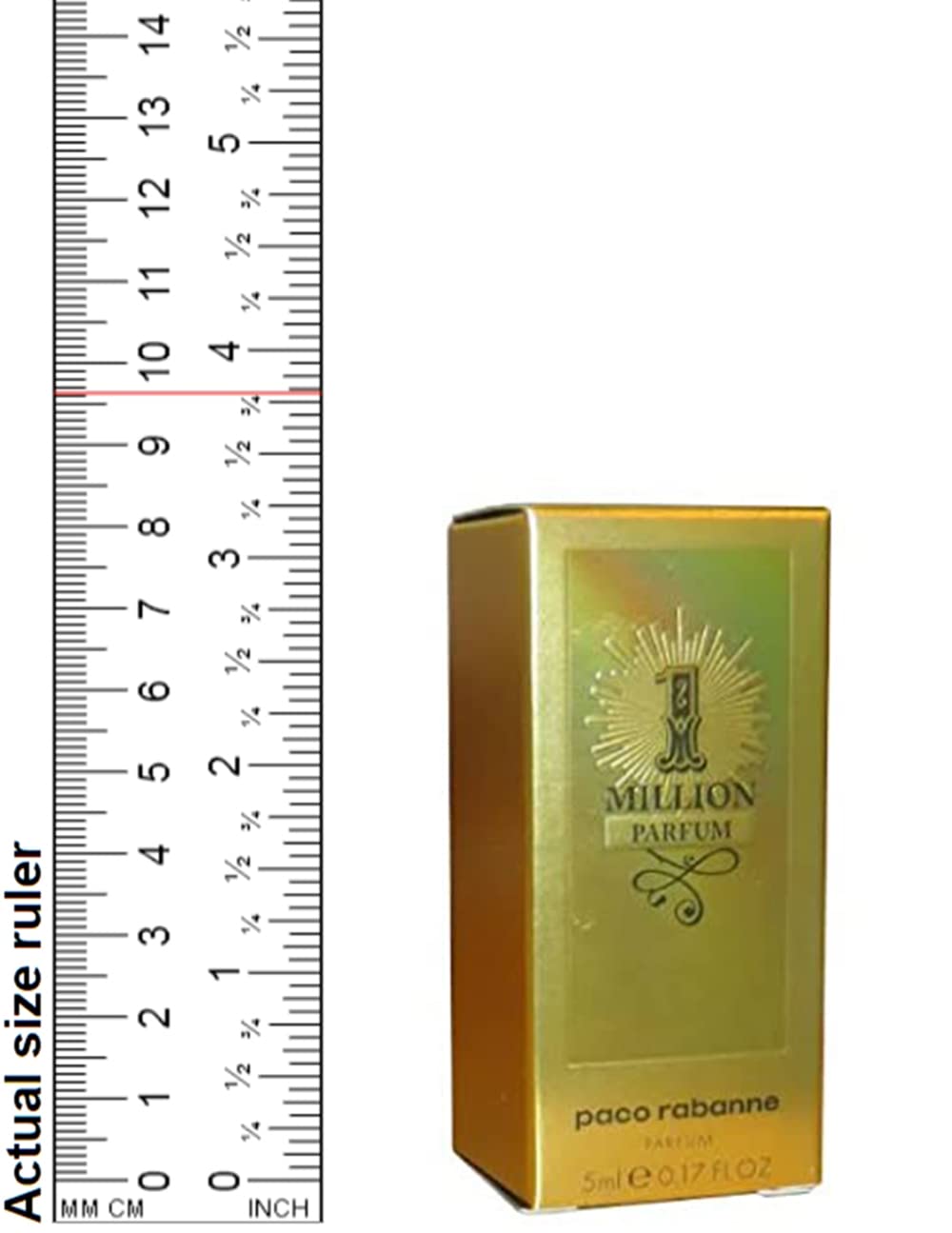 Paco Rabanne 1 Million Parfum Mini Splash 0.17 oz – Men’s Fragrance