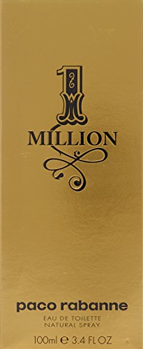 Paco Rabanne 1 Million Eau de Toilette for Men – 3.4 Ounce Spray