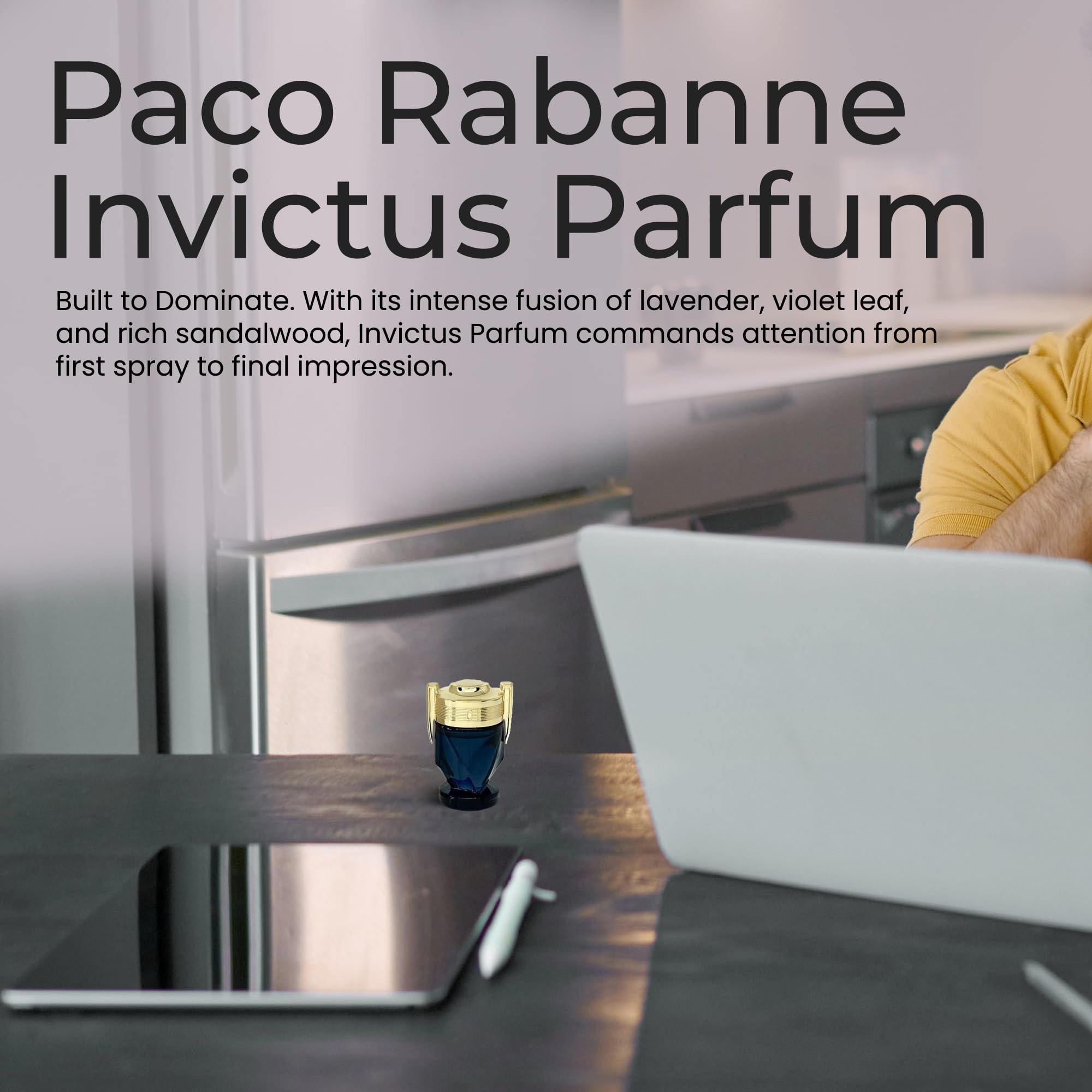 Paco Rabanne Invictus Parfum Mini for Men – 0.17 oz