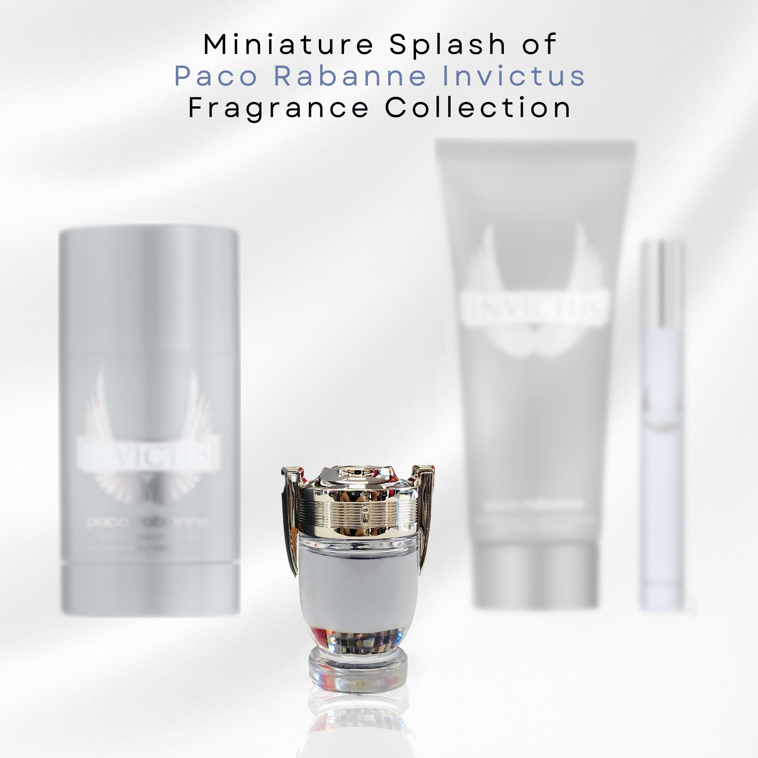 Paco Rabanne Invictus Mini EDT for Men – 0.17 fl oz Travel-Size Splash