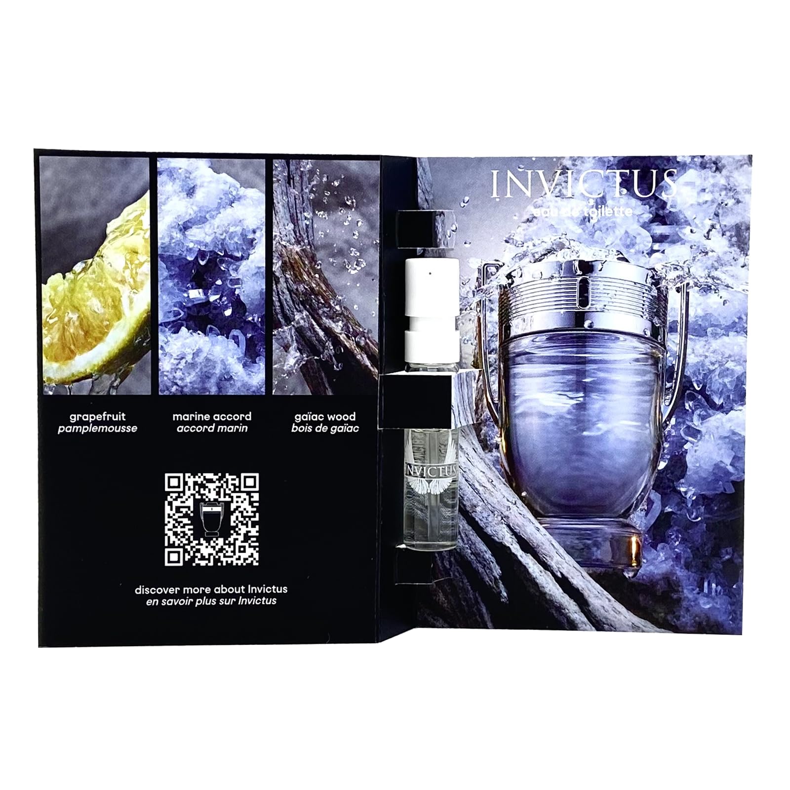 Paco Rabanne INVICTUS EDT Men – 3 Mini Vial Set (1.5 ml each)