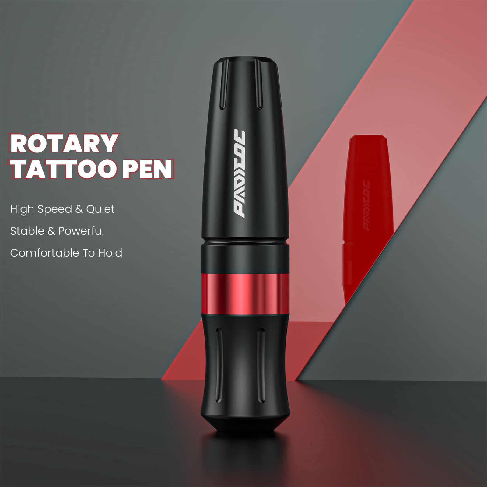 Padieoe Tattoo Gun Rotary Kit for Beginners – 10 Cartridges, 20 Ink, All-in-One Starter Pack