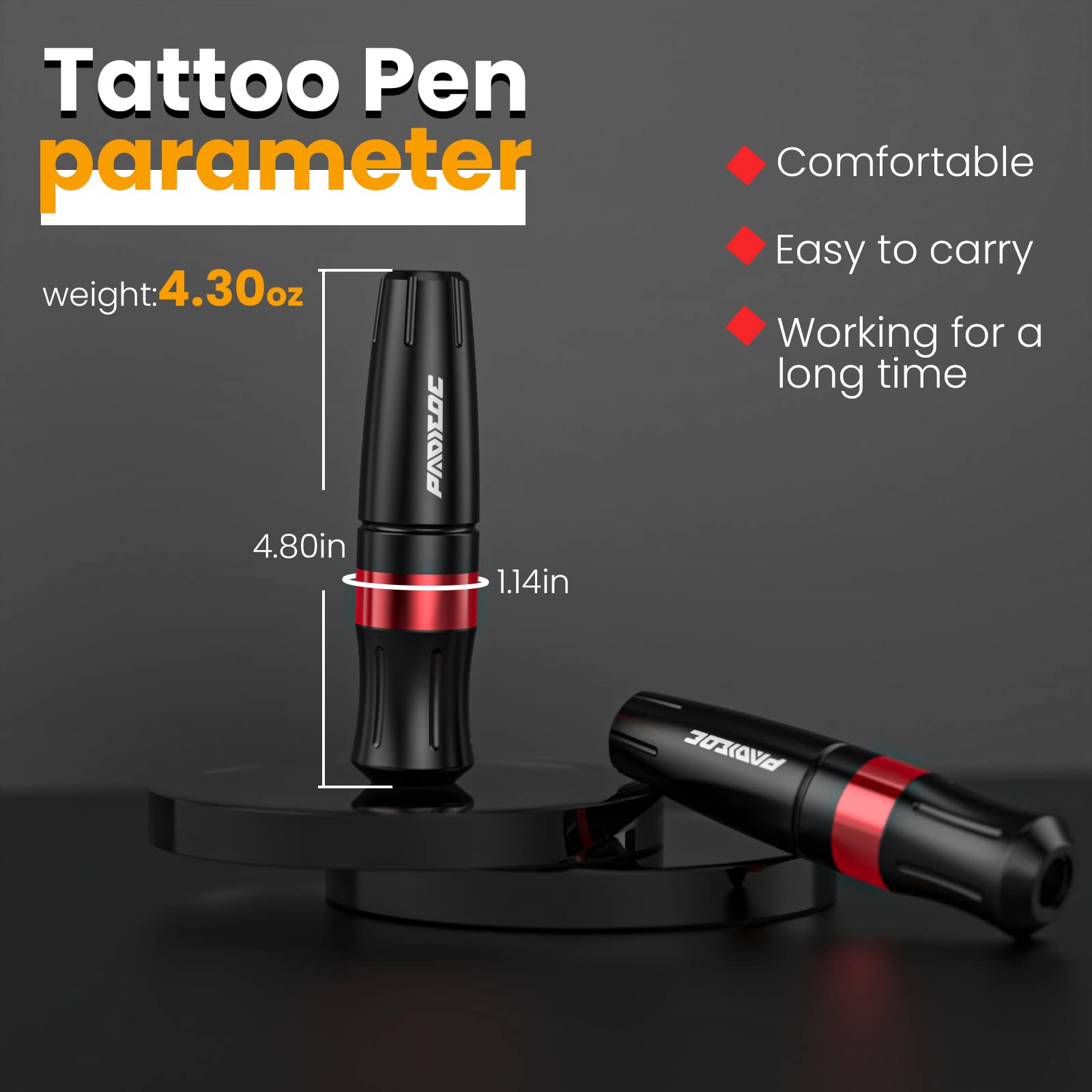 Padieoe Tattoo Gun Rotary Kit for Beginners – 10 Cartridges, 20 Ink, All-in-One Starter Pack