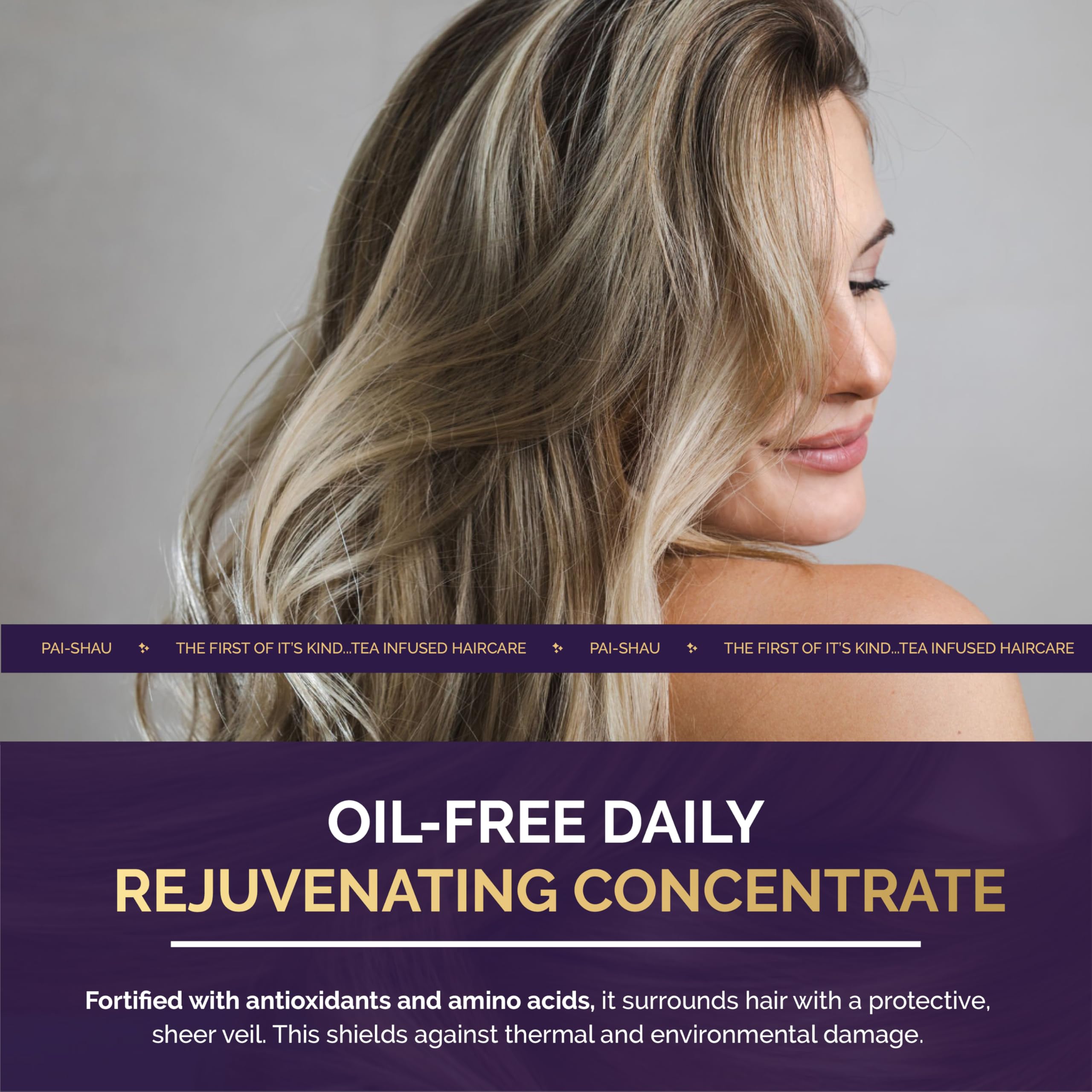 Pai-Shau Biphasic Infusion – Oil-Free Hair Rejuvenating Serum (4 FL Oz) | Shine, Heat & Environmental Protection