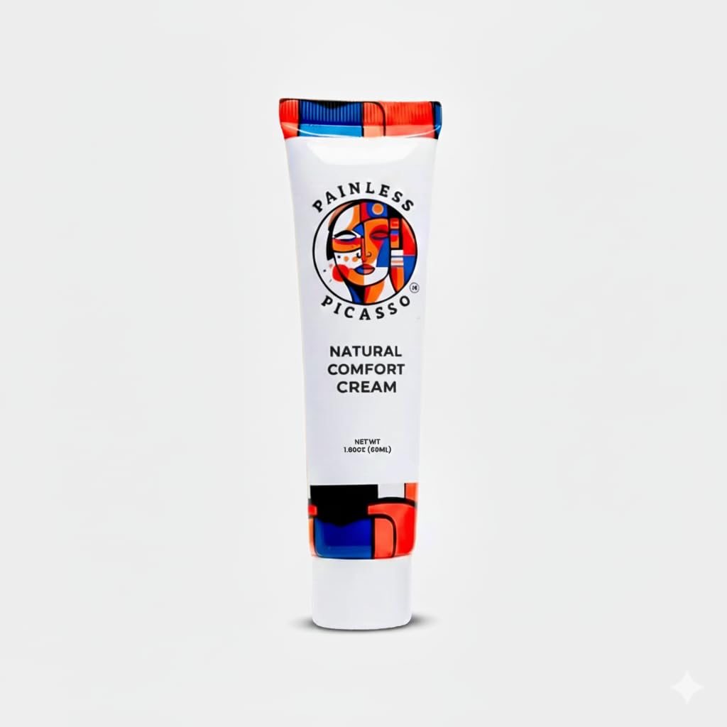 Painless Picasso Plant-Based Skin Prep Cream – Cosmetic Skin Prep & Skin Conditioning, 1.69 oz