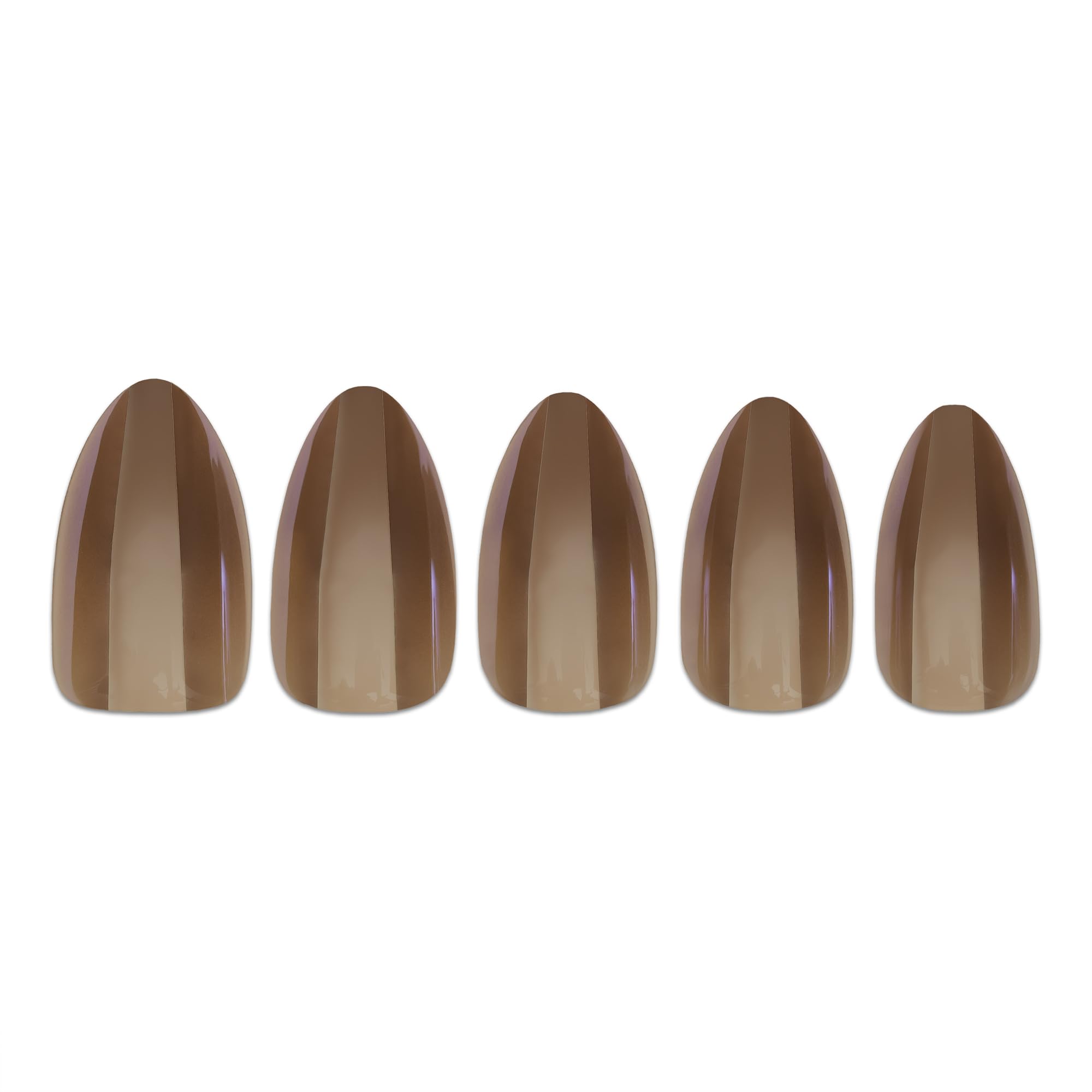 PaintLab Press-On Nails Manicure Kit – Maple Syrup, 30-Piece Set, Long-Lasting