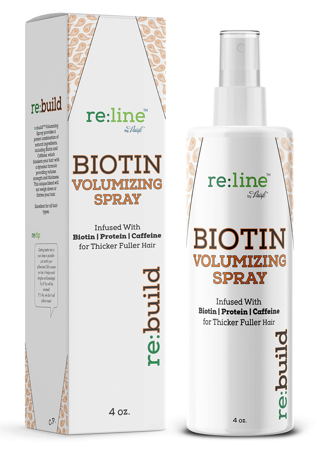 Paisle Botanics Biotin Volumizing Spray – Thickens Fine Hair (Men & Women)