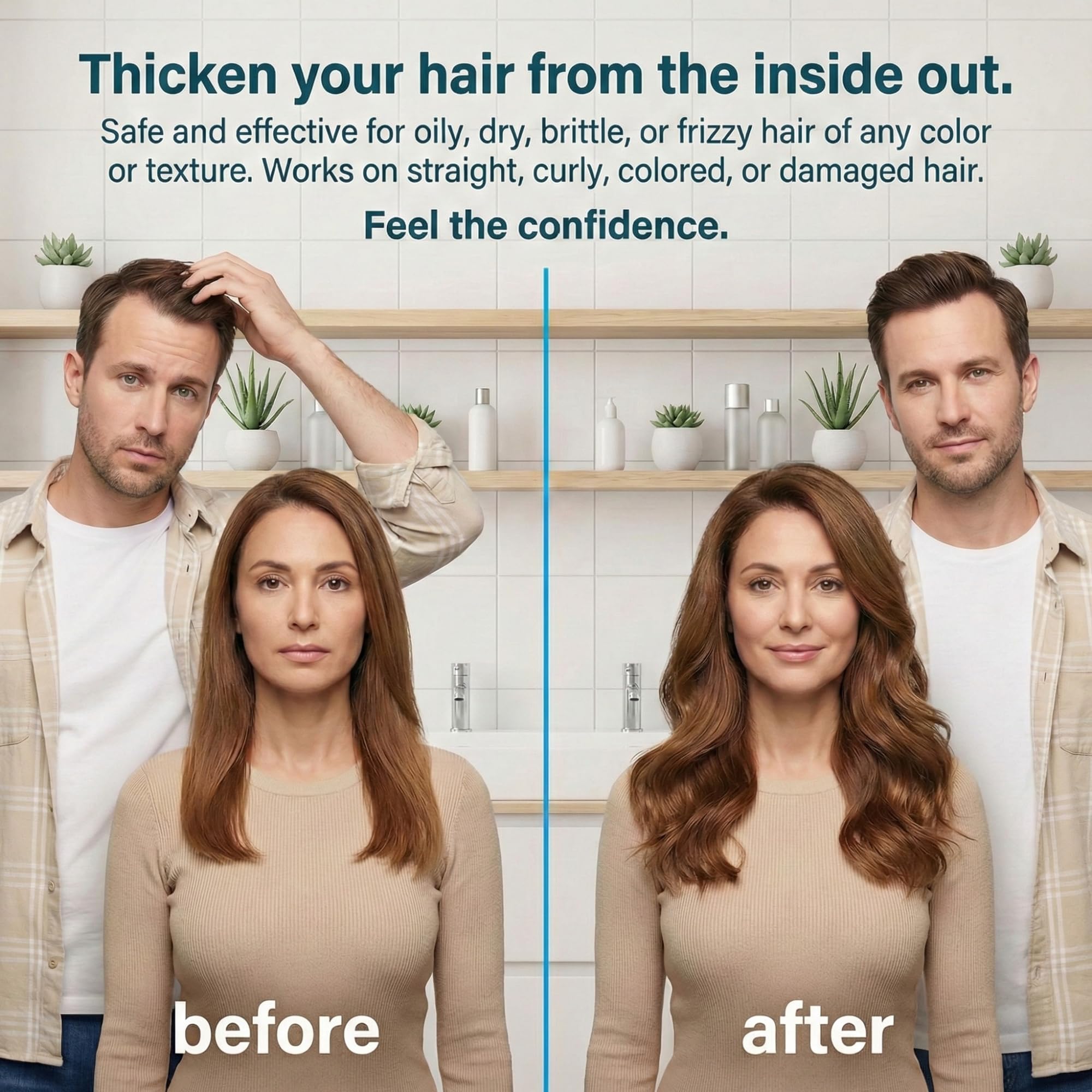 Paisle Botanics Biotin Thickening Shampoo – Natural Volume for Fine or Thinning Hair