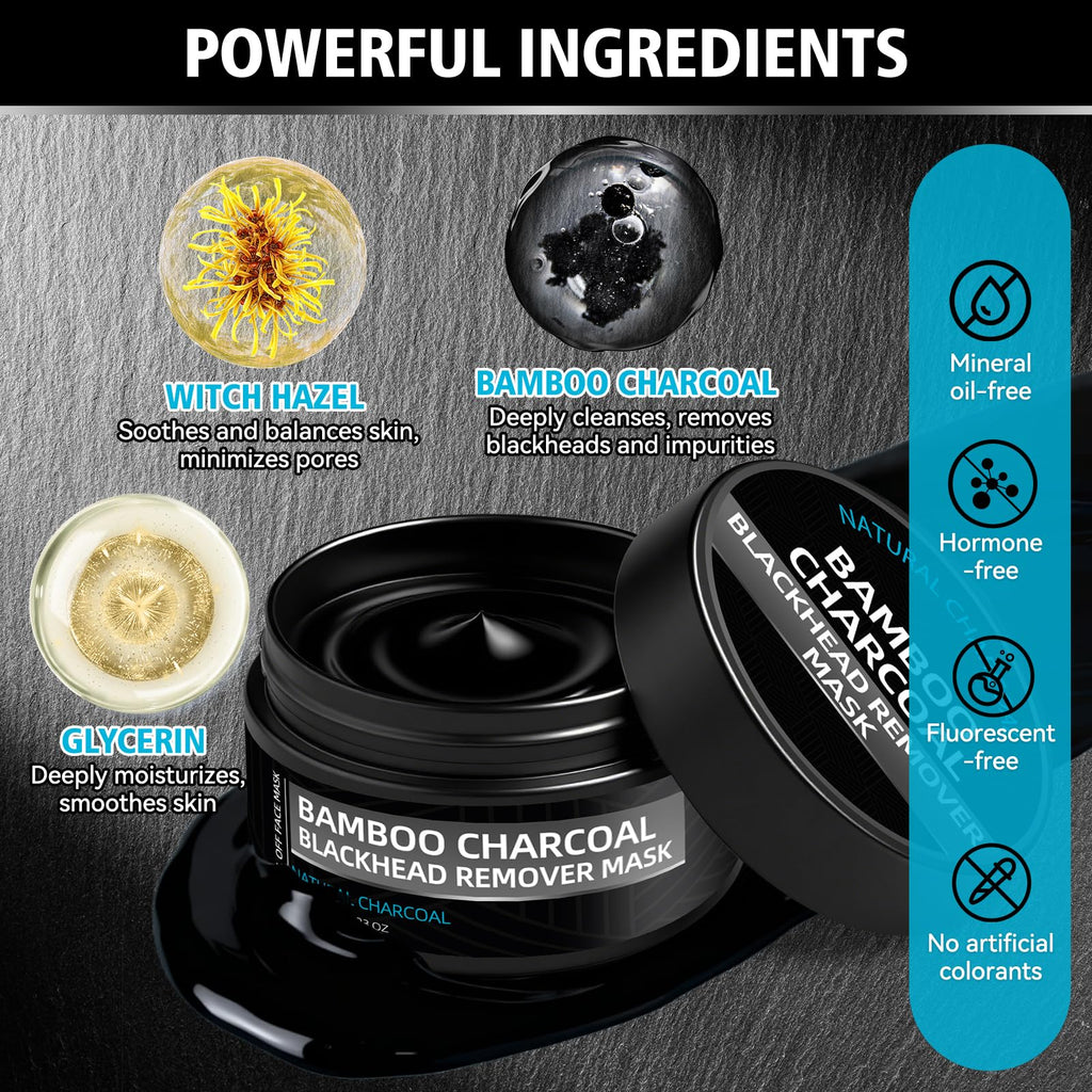Paistely Blackhead Mask Peel Off — Charcoal Purifying Deep-Cleansing Mask (120g)