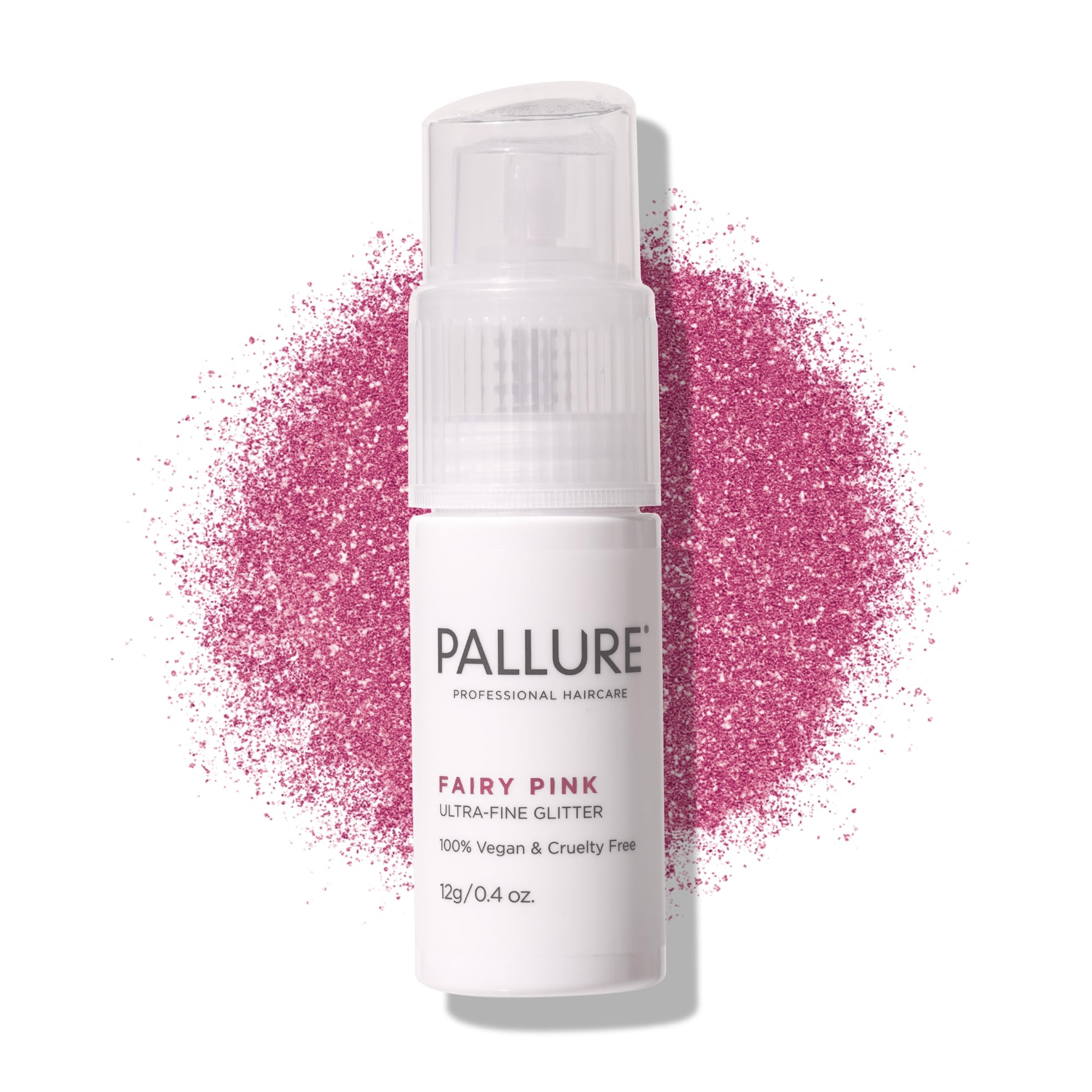 Pallure Ultra-Fine Hair Glitter – Fairy Pink, Radiant Gold, White Crystal