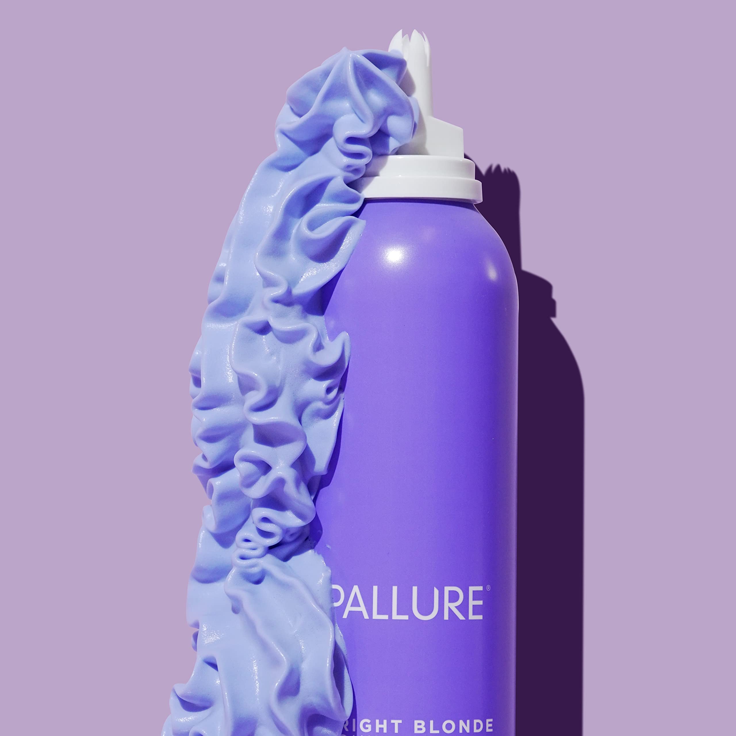 Pallure Bright Blonde Toning Foam Conditioner — Reduces Brassiness for Blonde, Silver & Ash Hair | 250 ml
