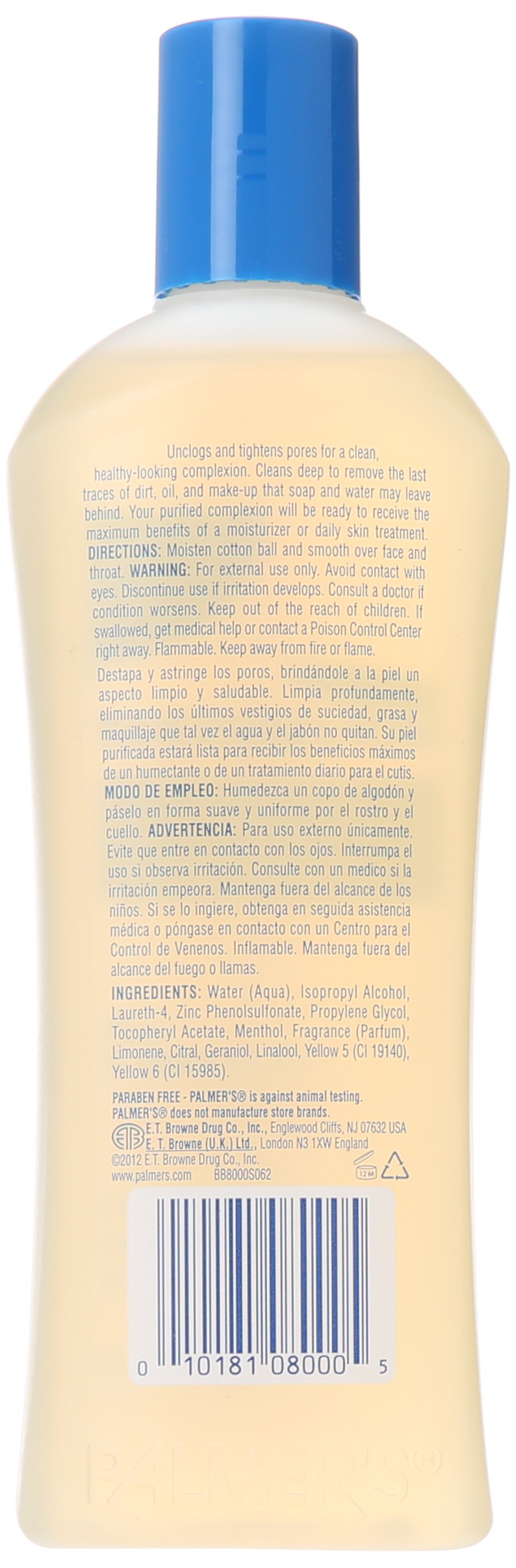 Palmer's Skin Success Deep Cleansing Facial Astringent With Vitamin E, 8.5 Ounce (Pack of 4) - Packaging May Vary