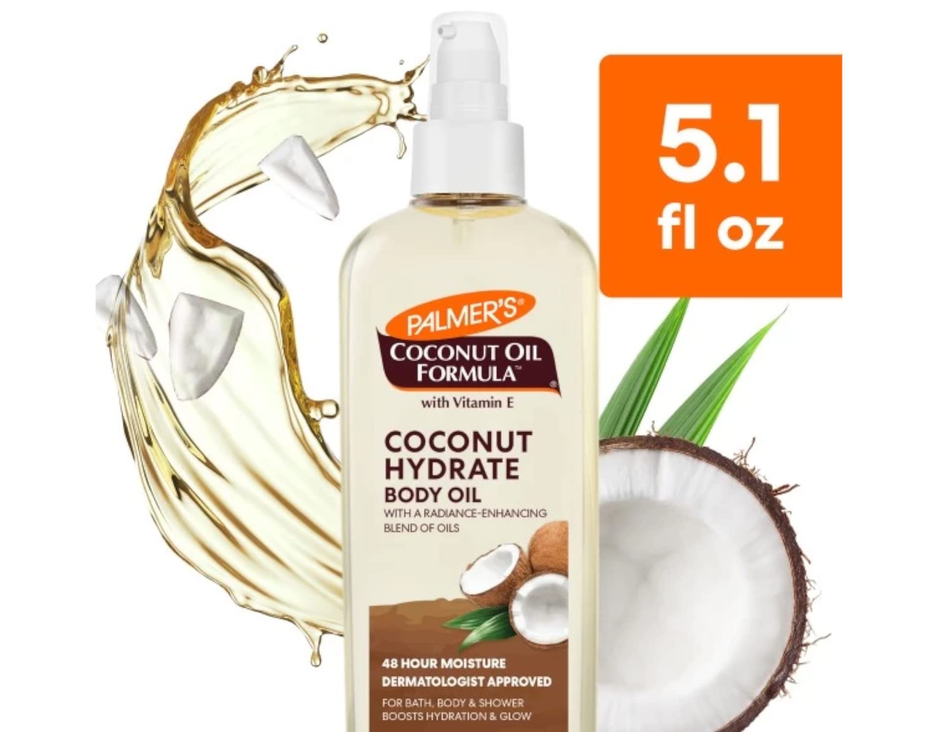 Palmer's Coconut Oil Formula Body Oil 5.1 oz – 2 Pack