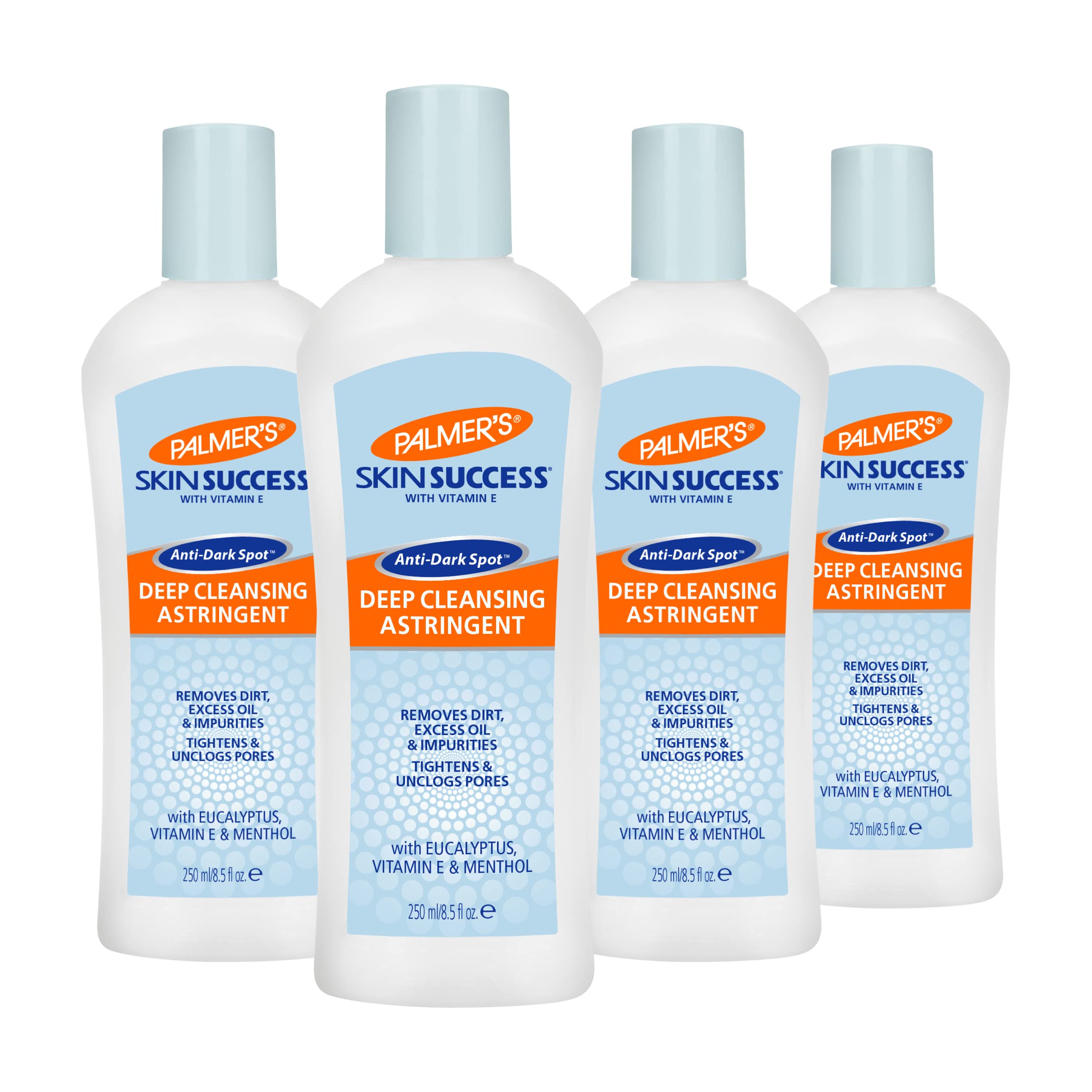 Palmer's Skin Success Deep Cleansing Facial Astringent With Vitamin E, 8.5 Ounce (Pack of 4) - Packaging May Vary