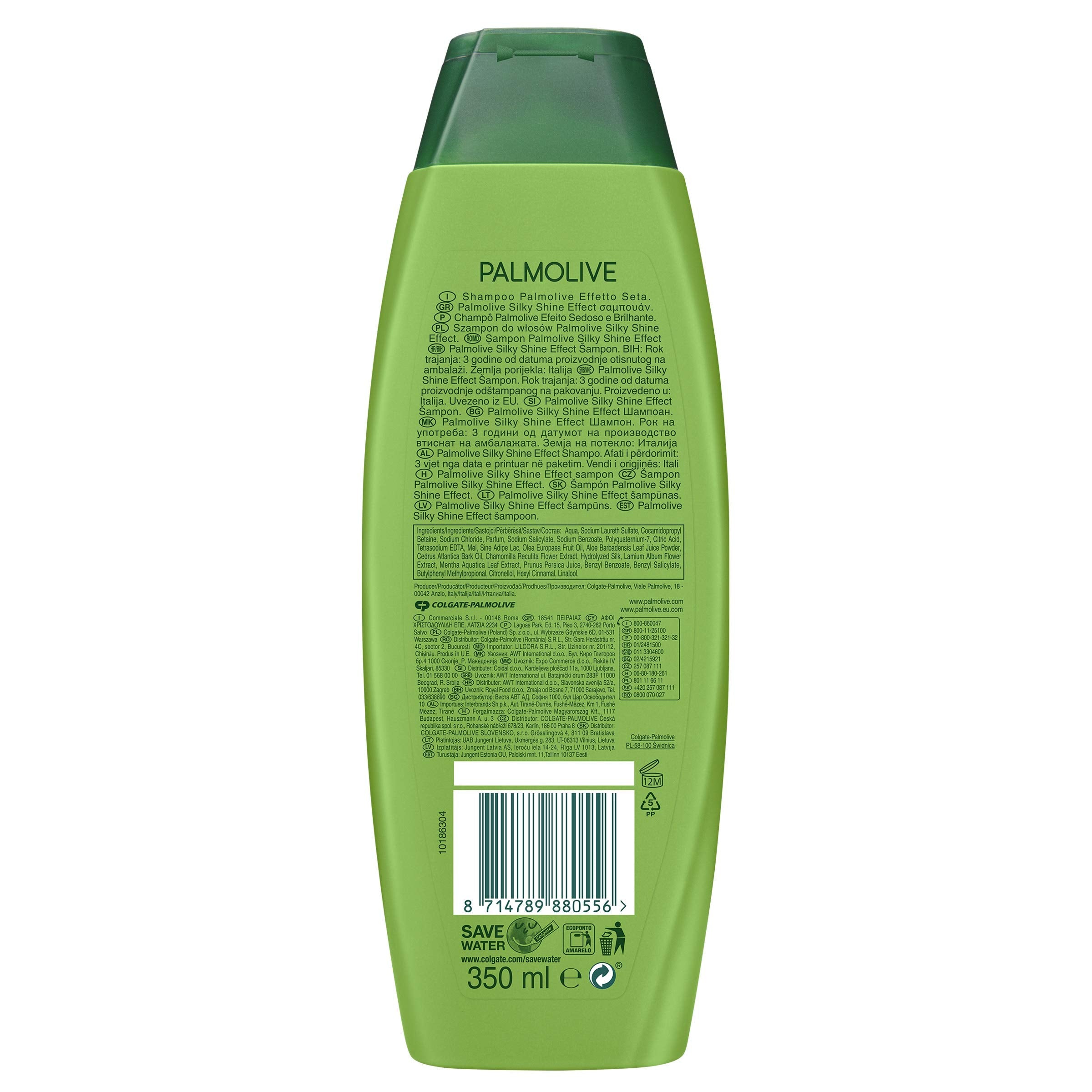 Palmolive Silky Shine Aloe Shampoo – Hydrating Aloe Formula (350ml)