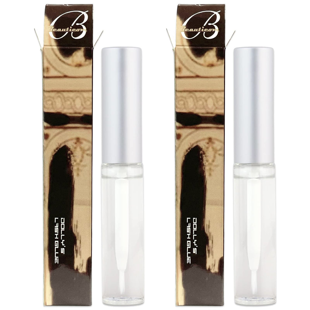 PANA Dolly's Lash Premium Eyelash Extension Glue – Natural, Long-Lasting Hold (2 x 5 mL)