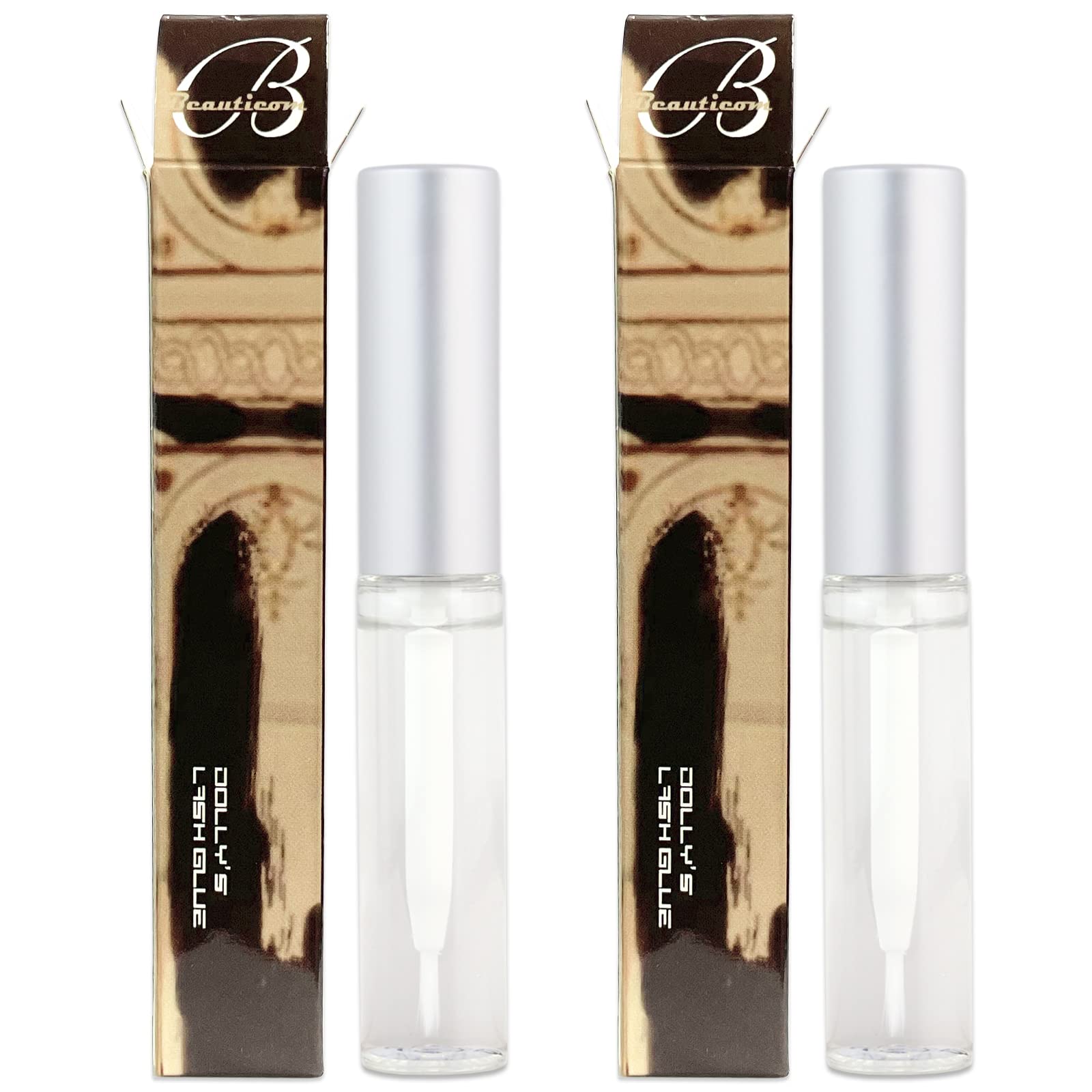 PANA Dolly's Lash Premium Eyelash Extension Glue – Natural, Long-Lasting Hold (2 x 5 mL)